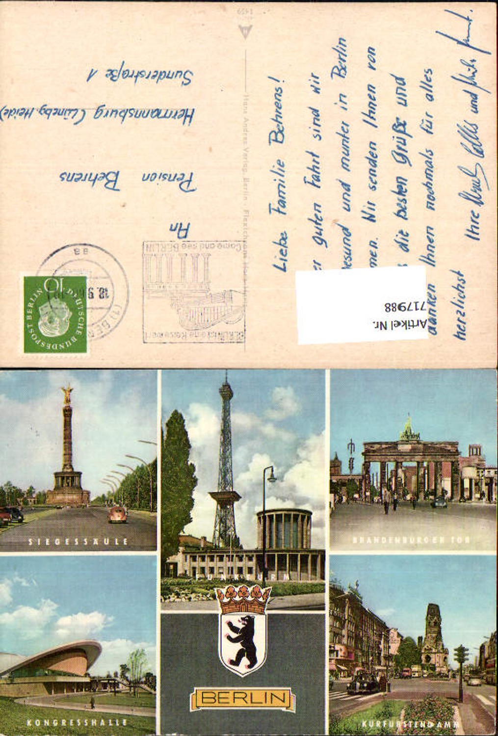 Alte Ansichtskarte – Old Postcard