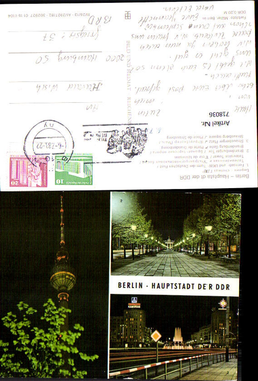 Alte Ansichtskarte – Old Postcard