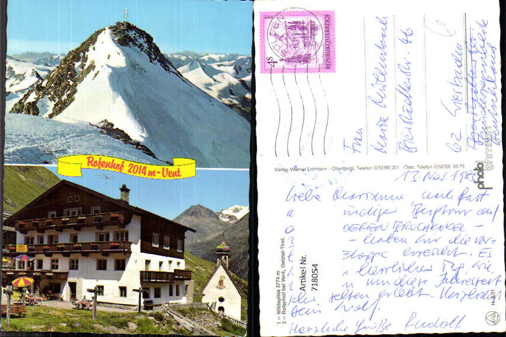 Alte Ansichtskarte – Old Postcard