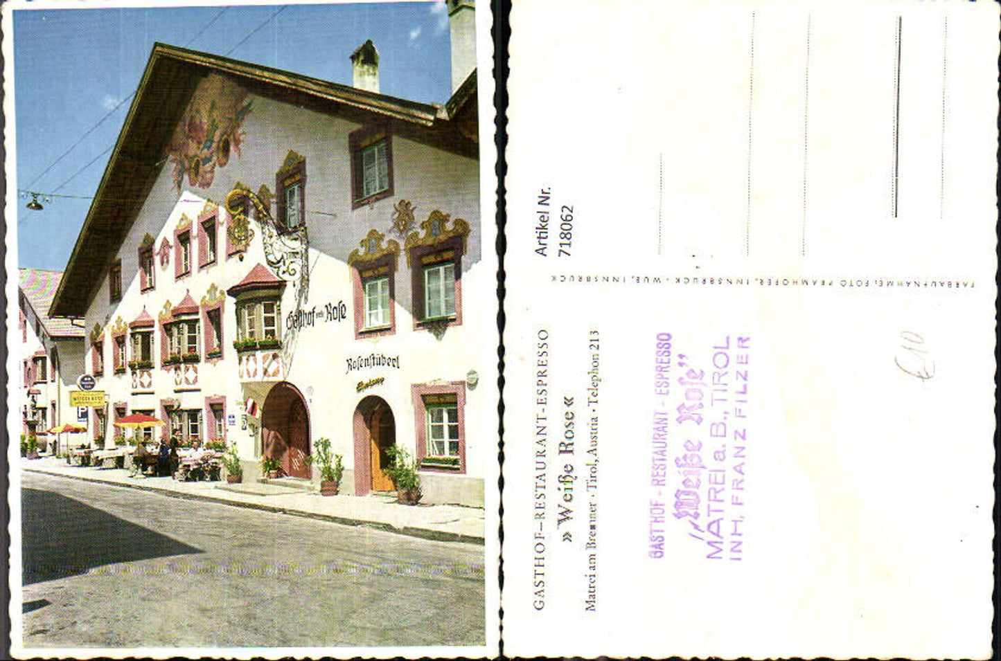 Alte Ansichtskarte – Old Postcard