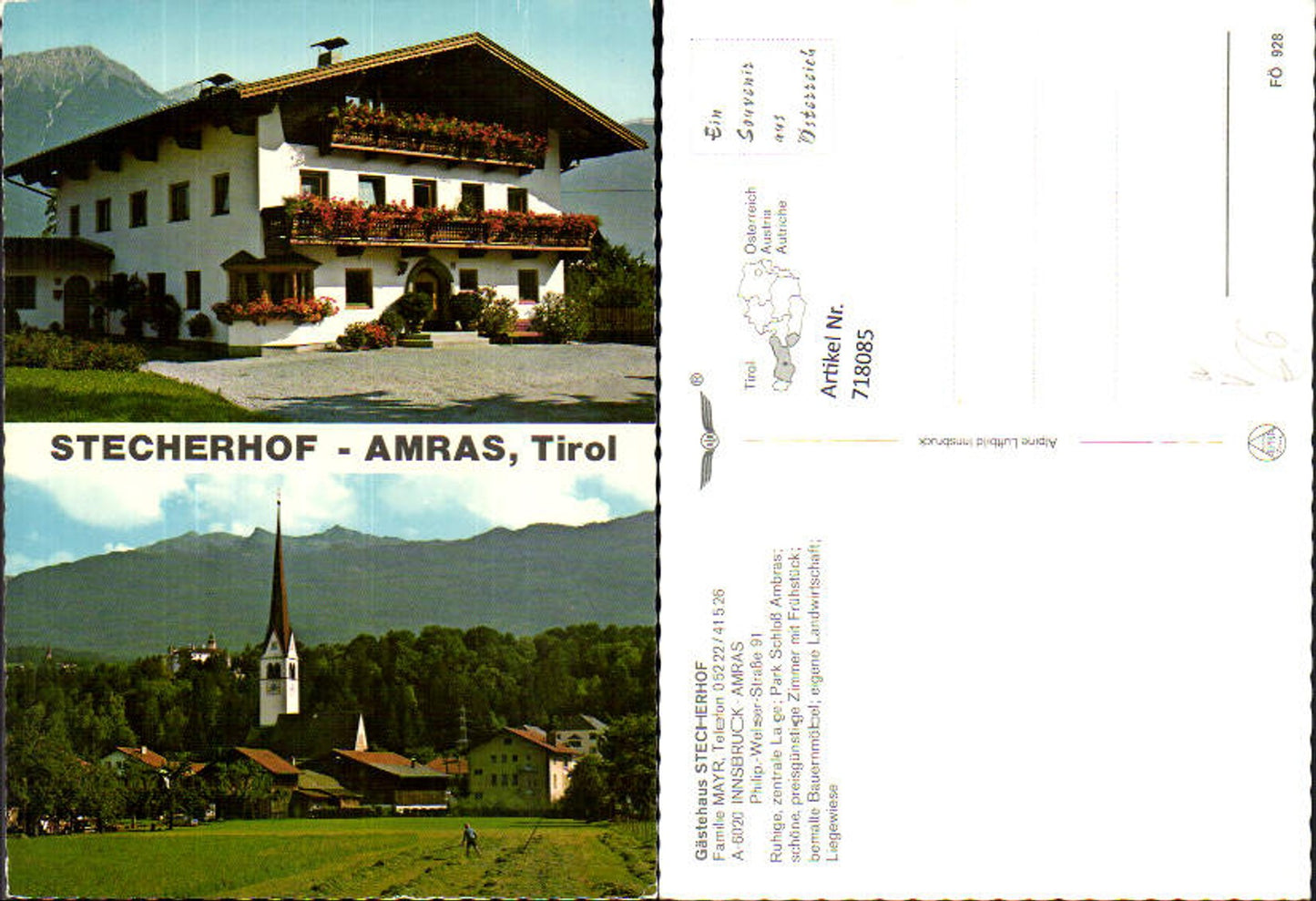 Alte Ansichtskarte – Old Postcard