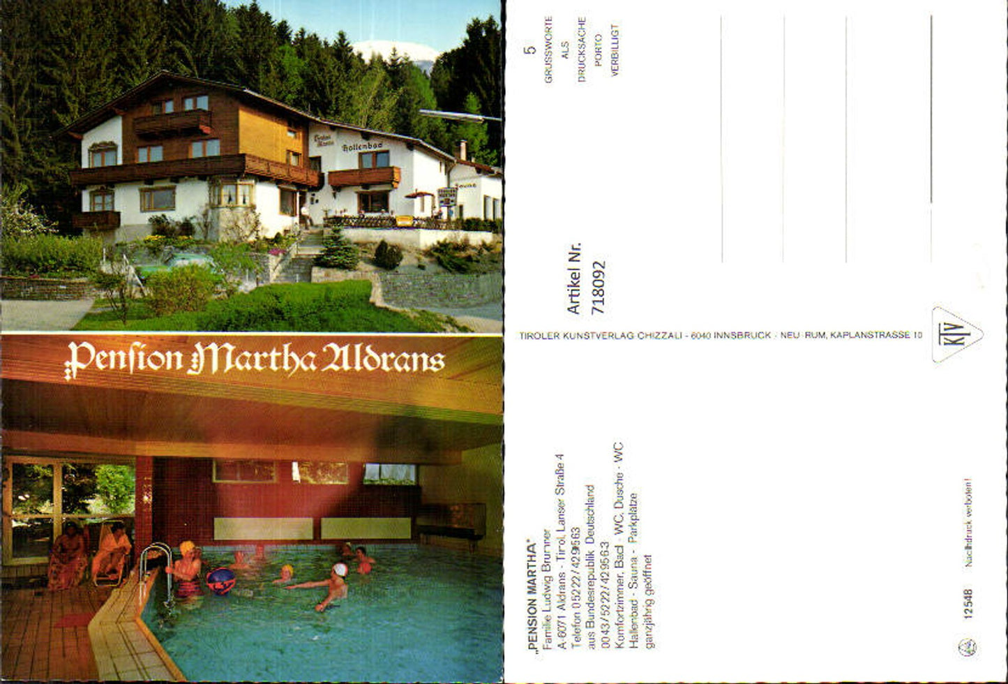 Alte Ansichtskarte – Old Postcard