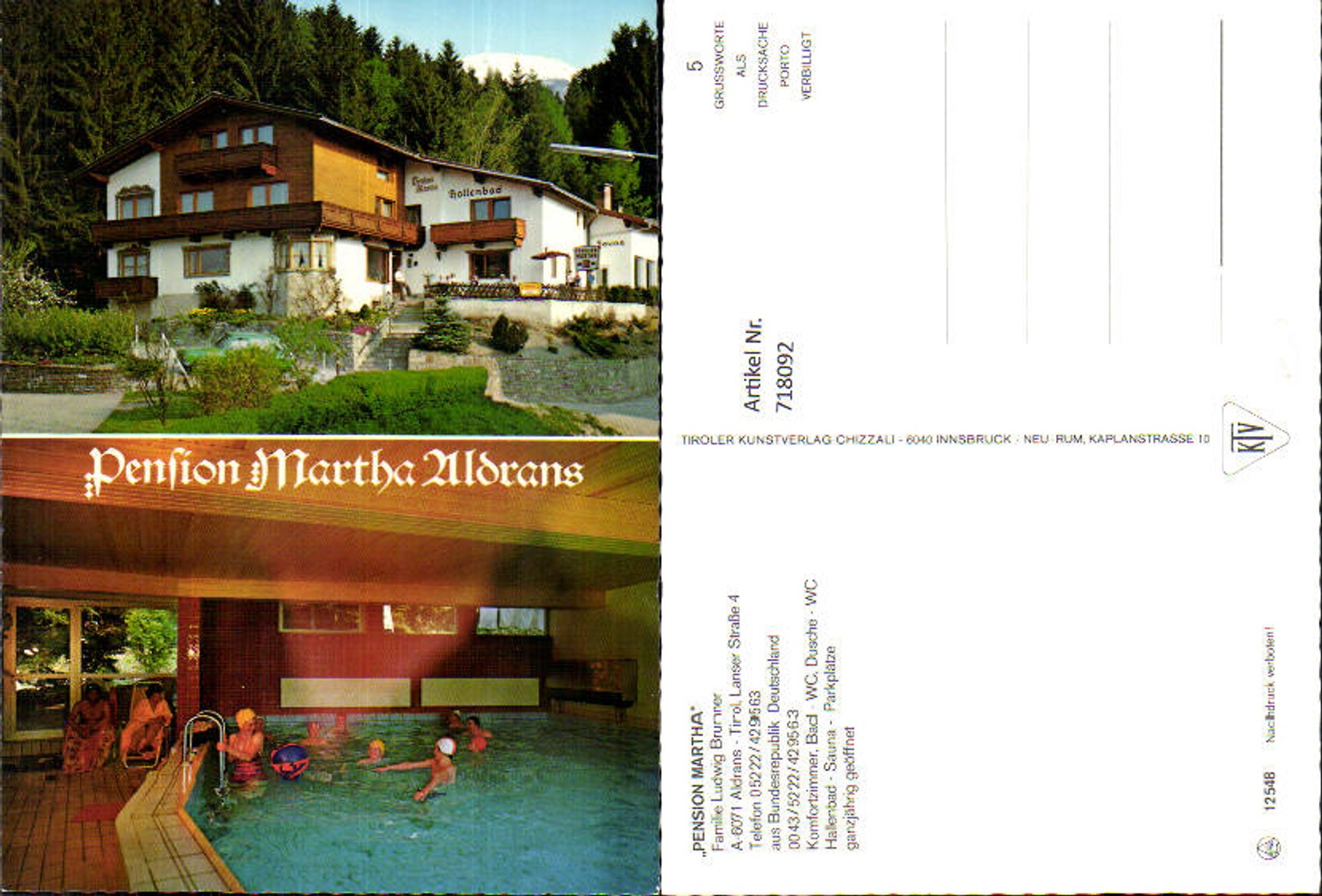 Alte Ansichtskarte – Old Postcard