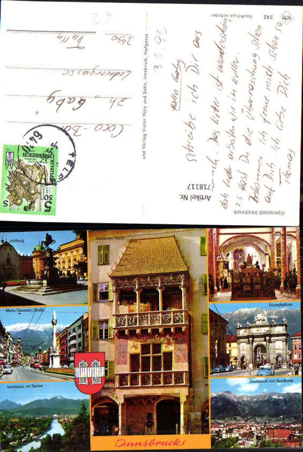 Alte Ansichtskarte – Old Postcard