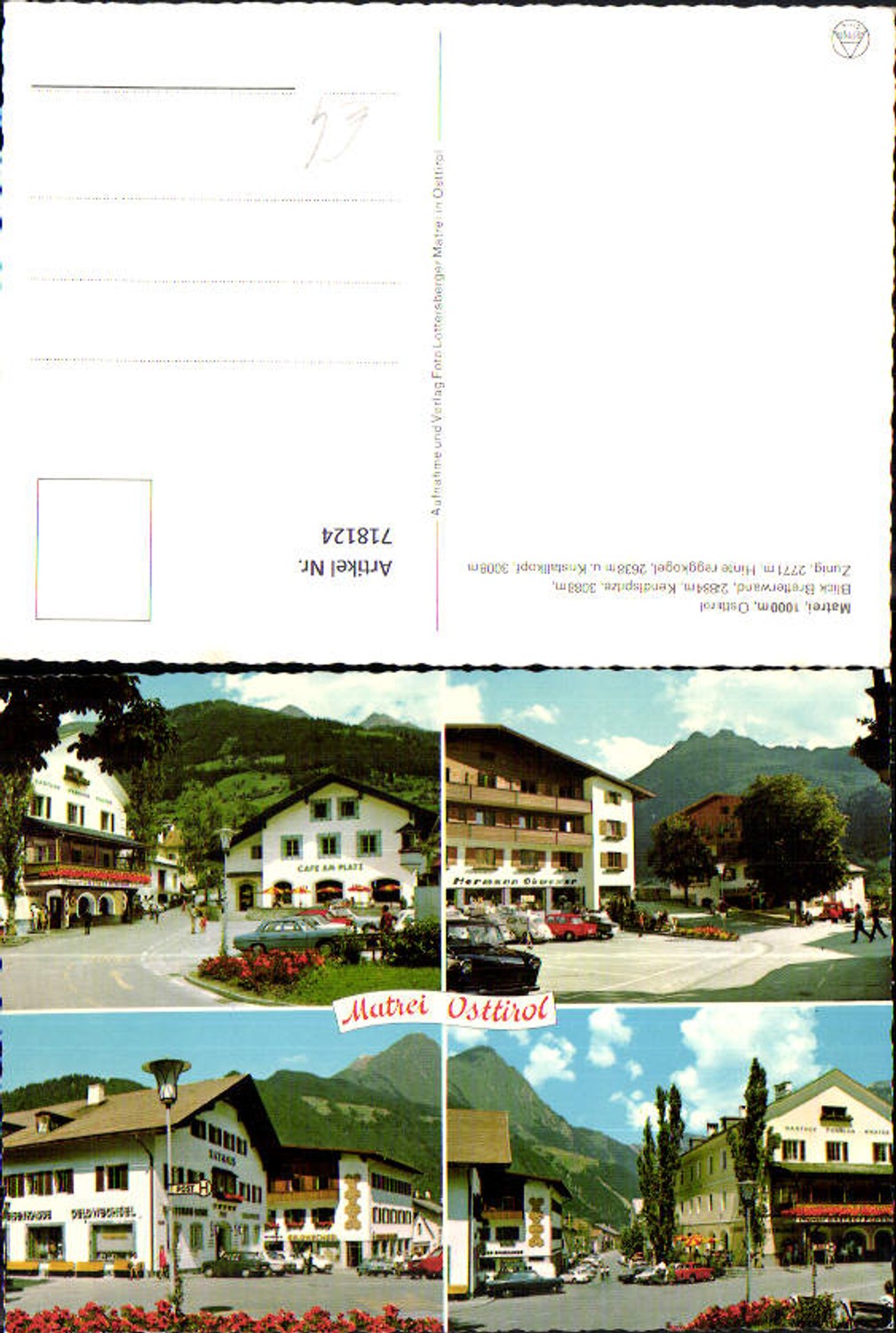 Alte Ansichtskarte – Old Postcard