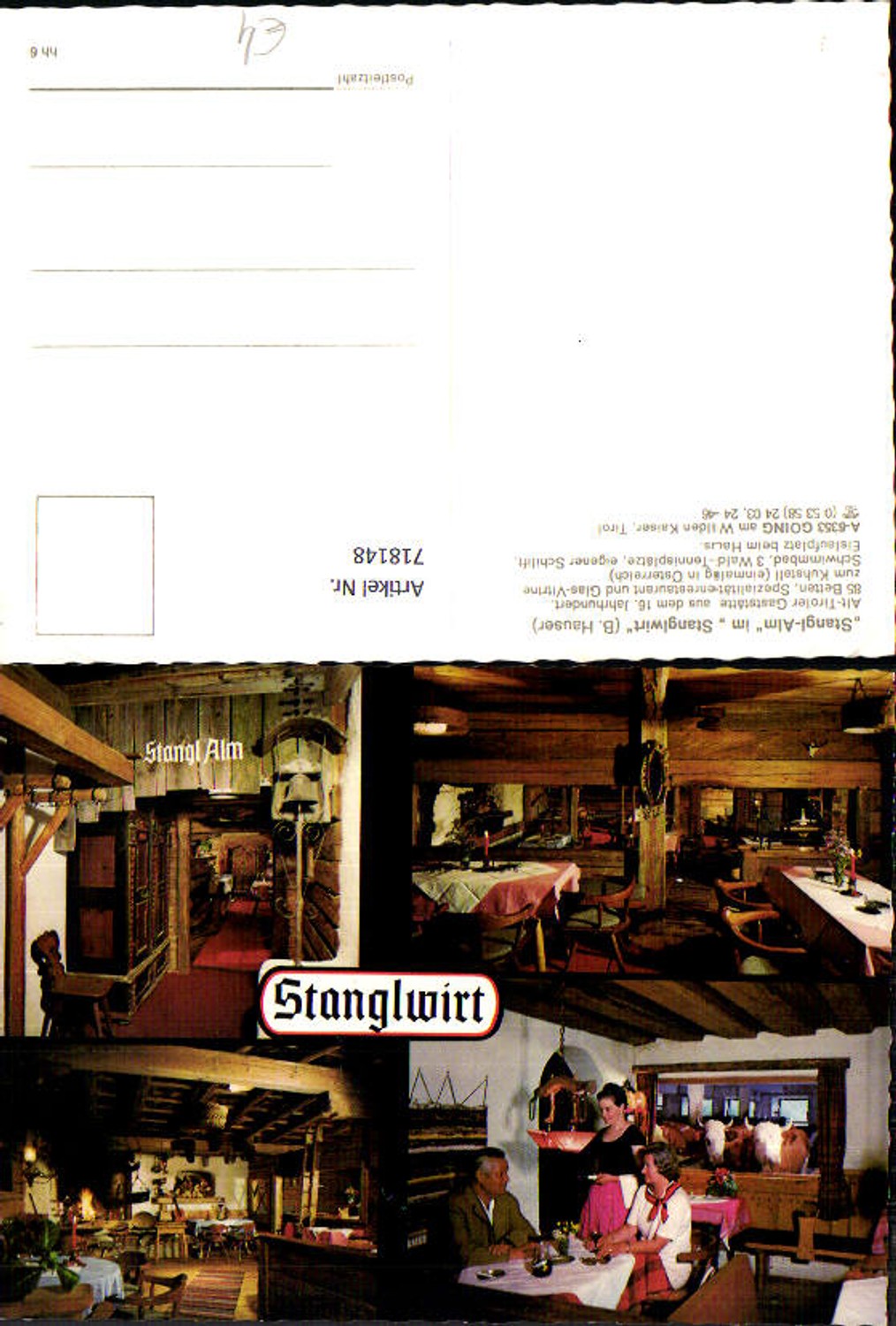 Alte Ansichtskarte – Old Postcard