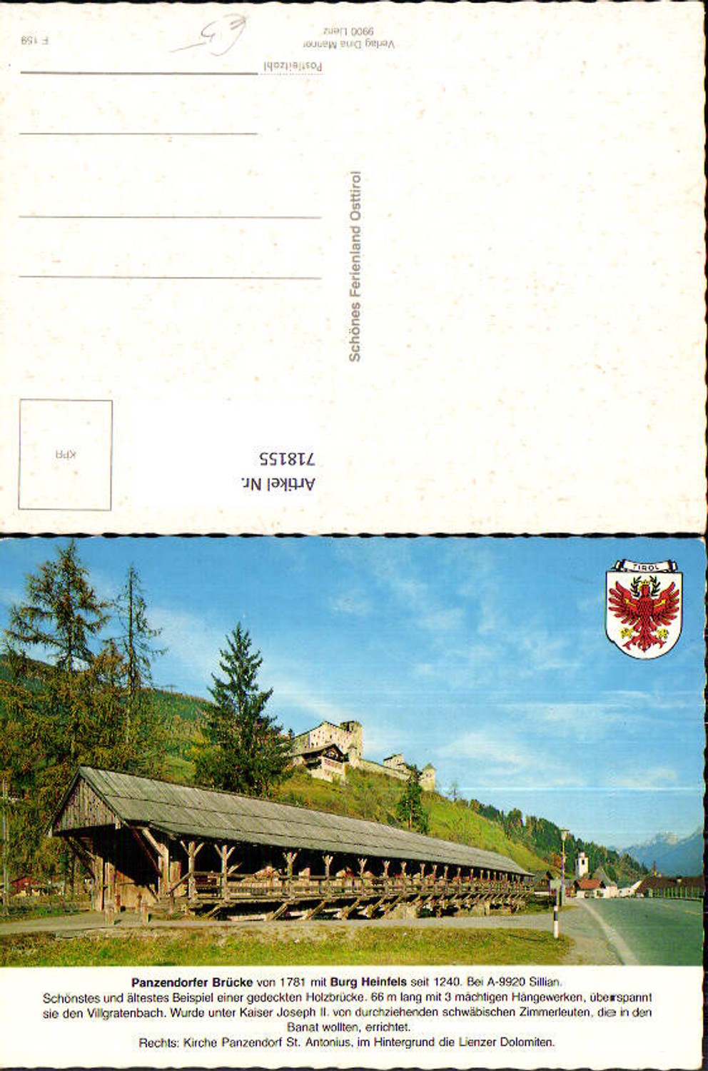 Alte Ansichtskarte – Old Postcard