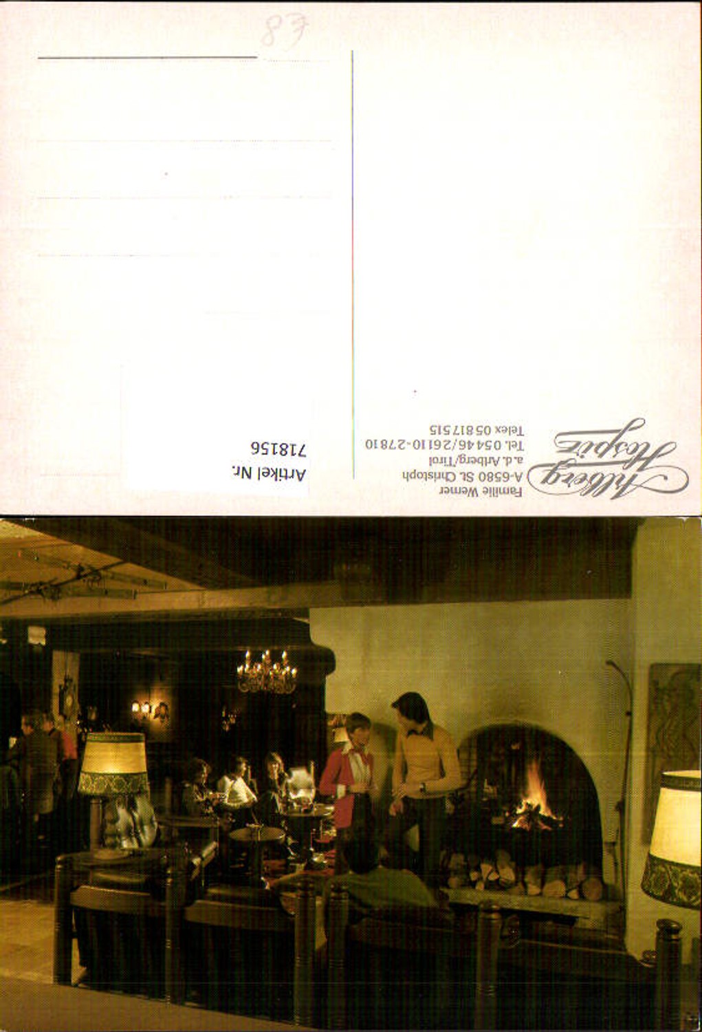 Alte Ansichtskarte – Old Postcard