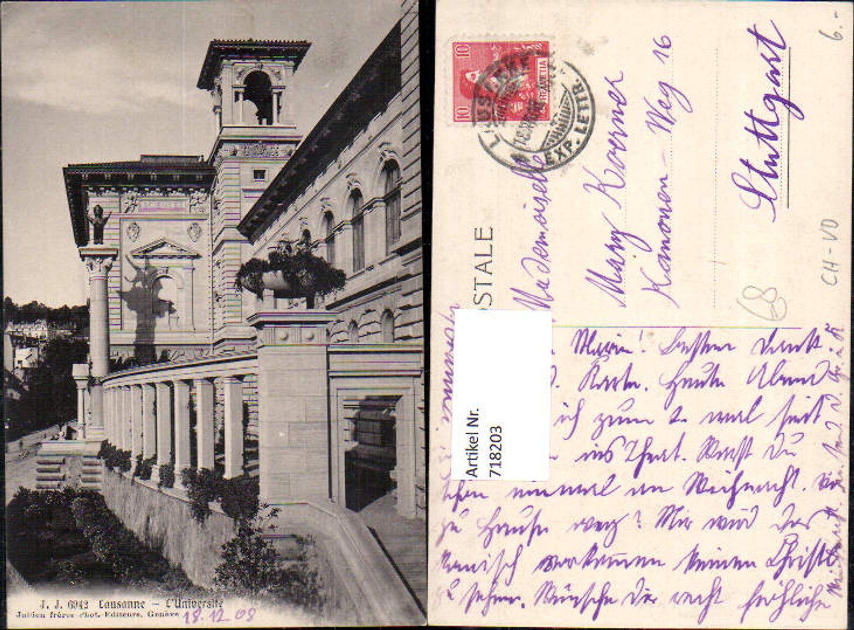 Alte Ansichtskarte – Old Postcard