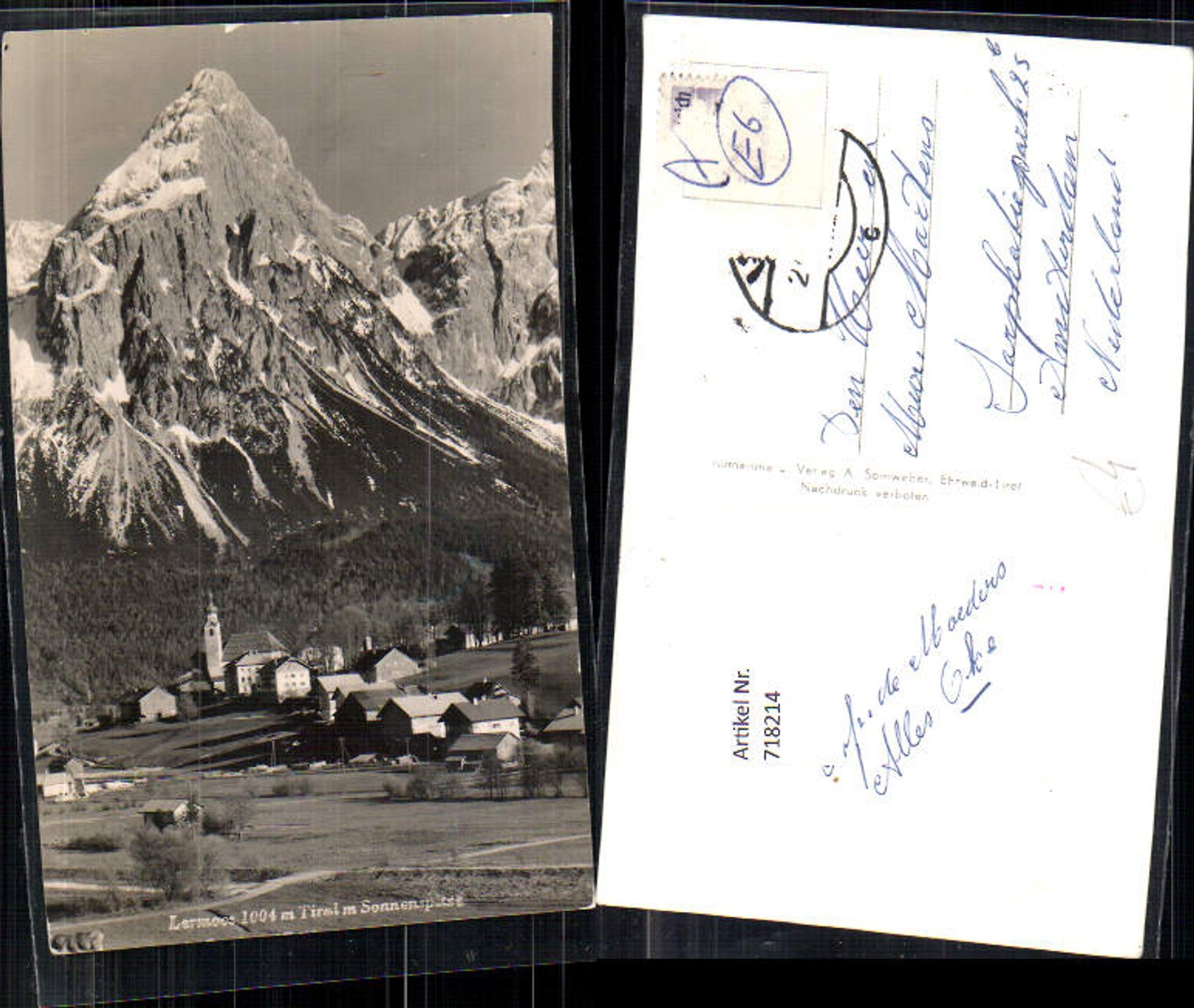 Alte Ansichtskarte – Old Postcard