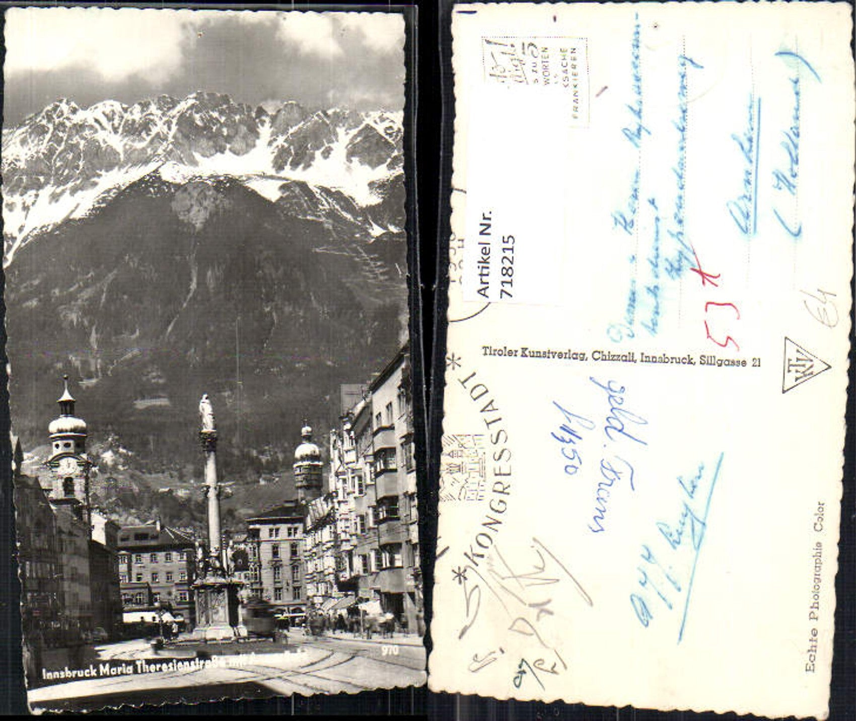 Alte Ansichtskarte – Old Postcard