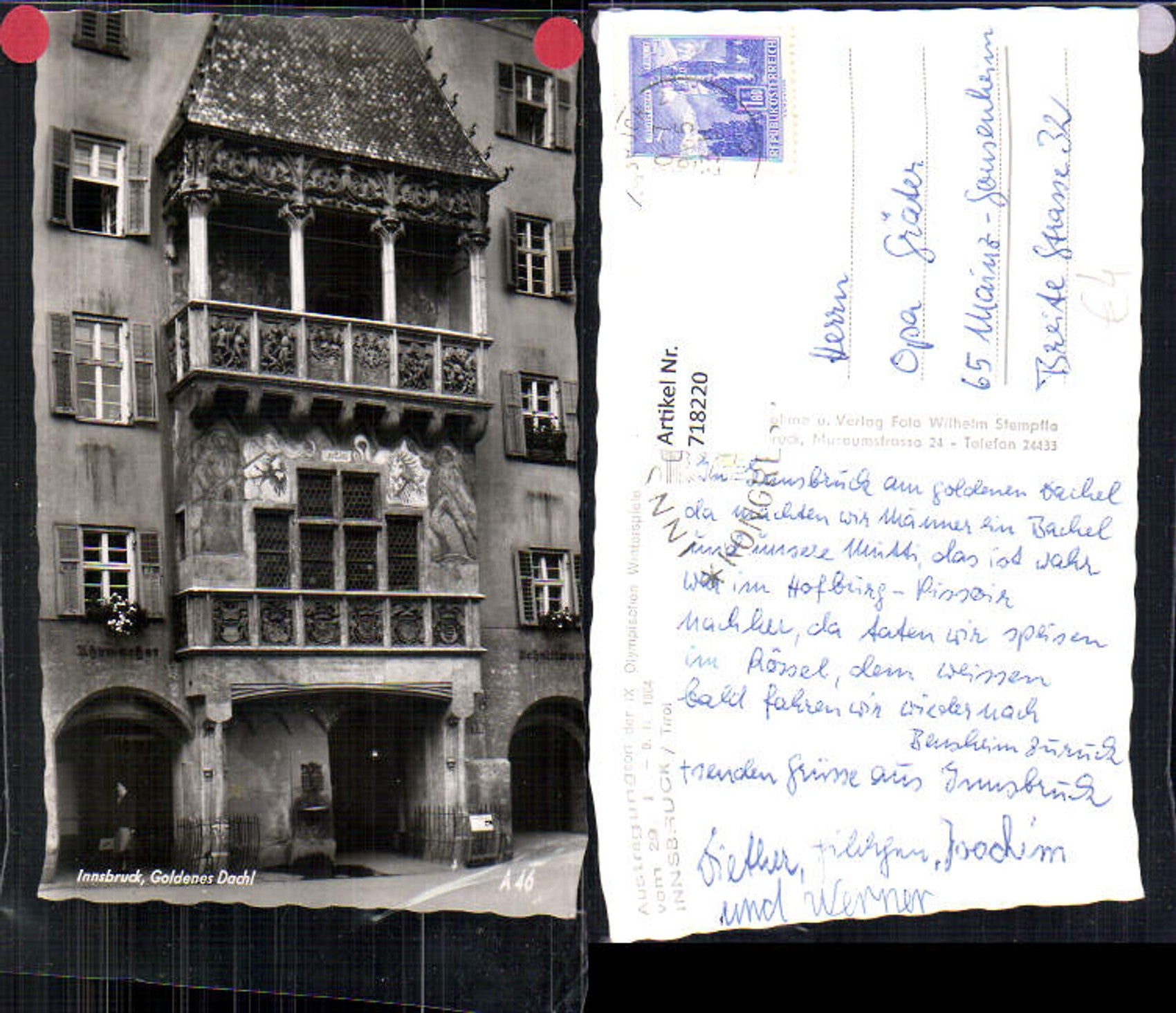 Alte Ansichtskarte – Old Postcard
