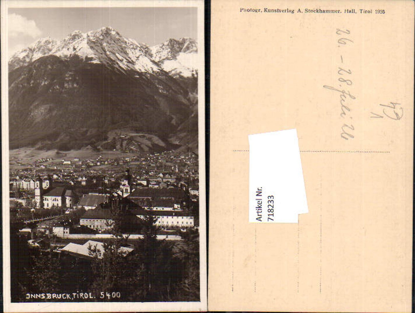 Alte Ansichtskarte – Old Postcard
