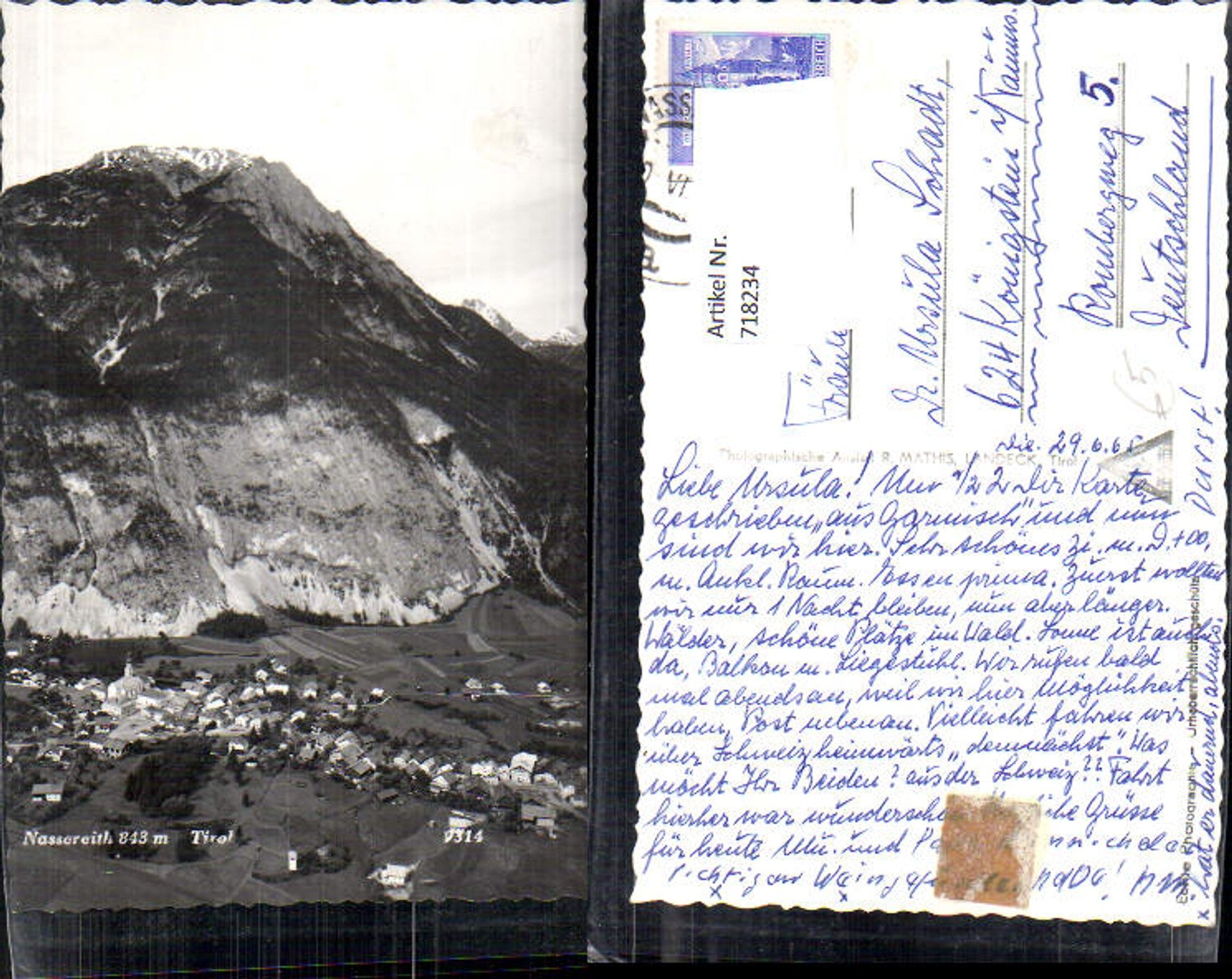 Alte Ansichtskarte – Old Postcard