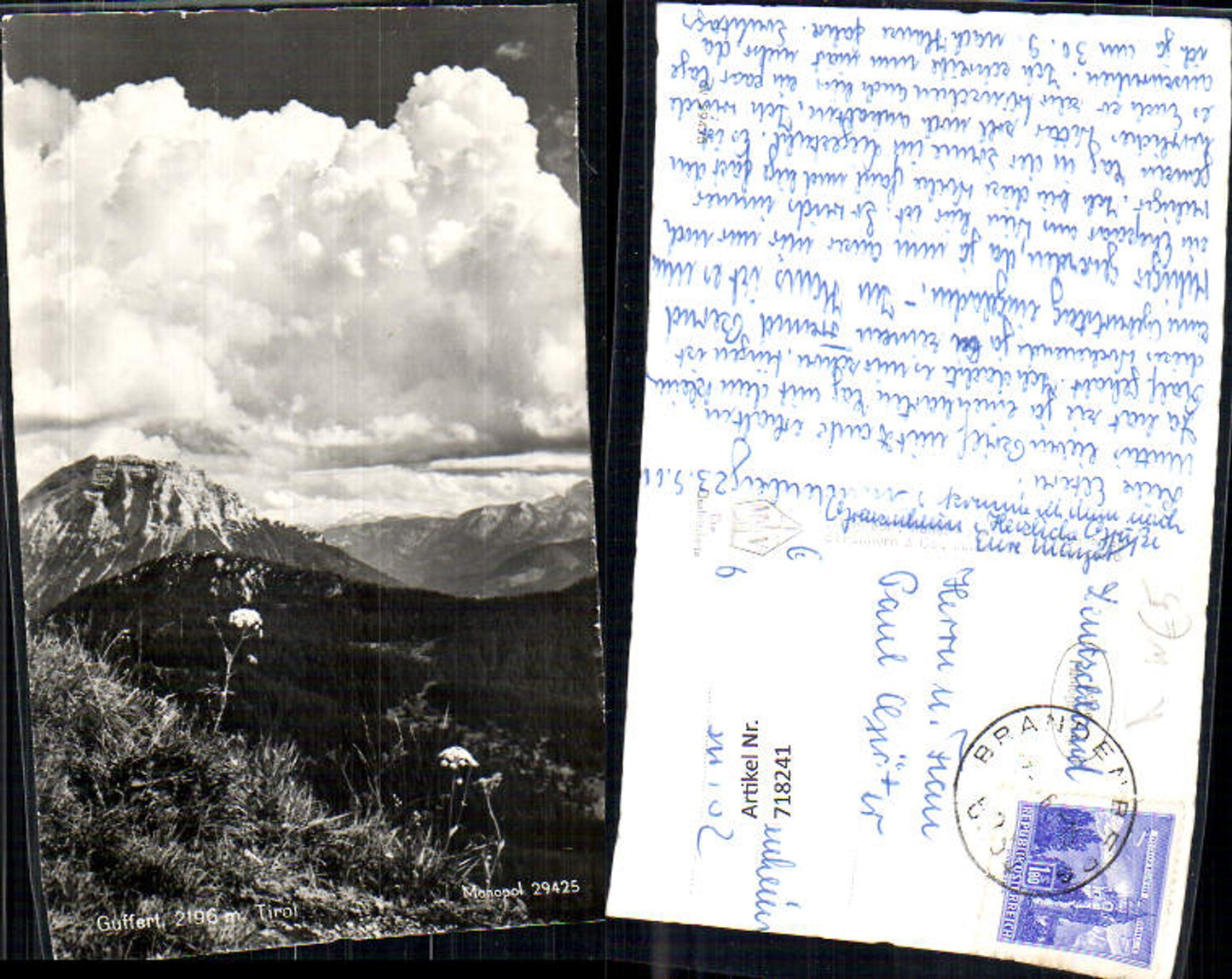 Alte Ansichtskarte – Old Postcard