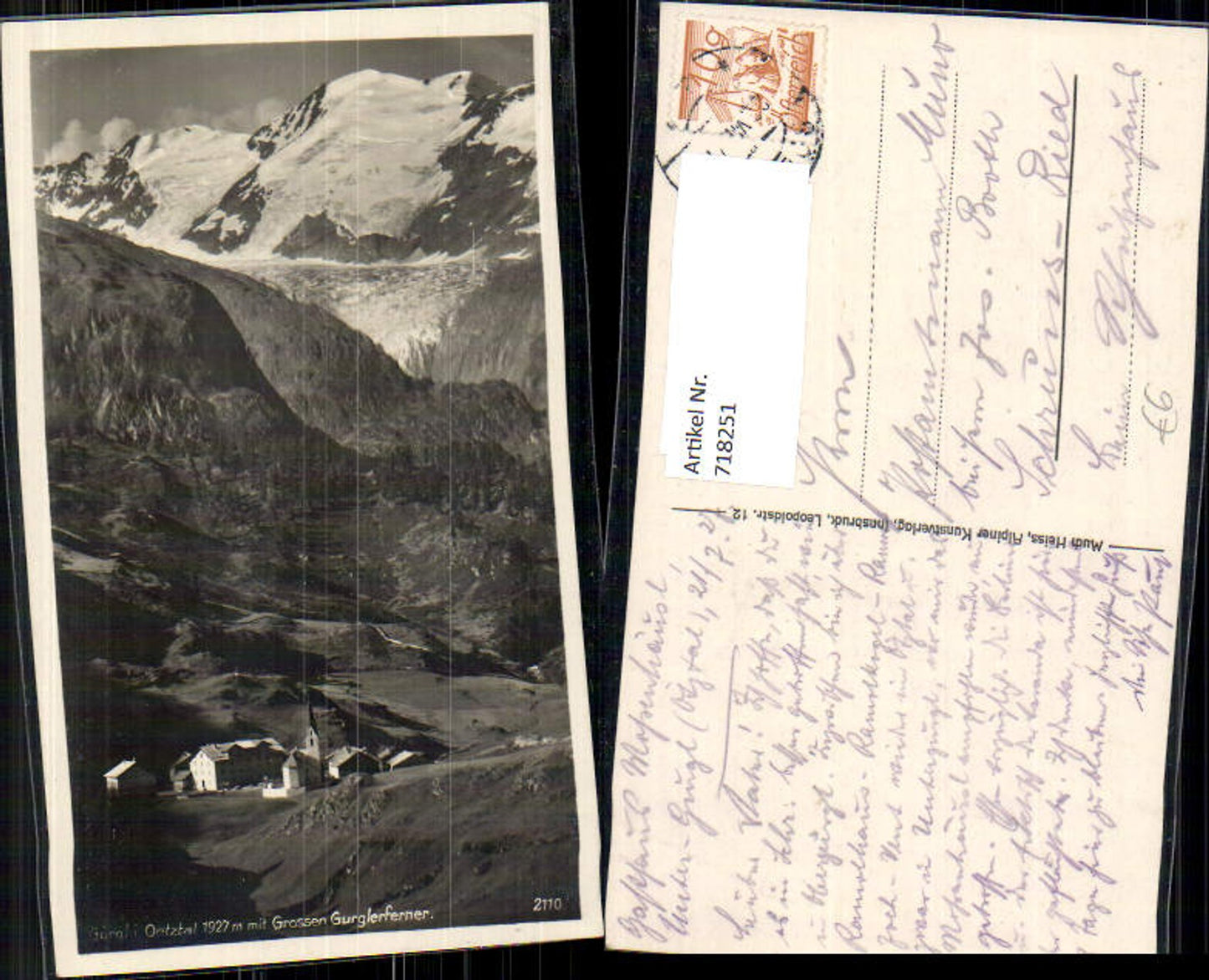 Alte Ansichtskarte – Old Postcard
