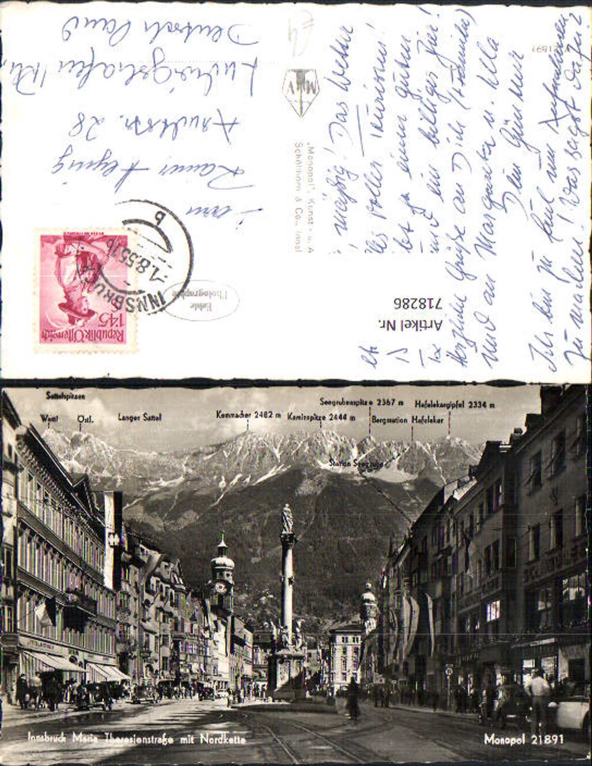 Alte Ansichtskarte – Old Postcard