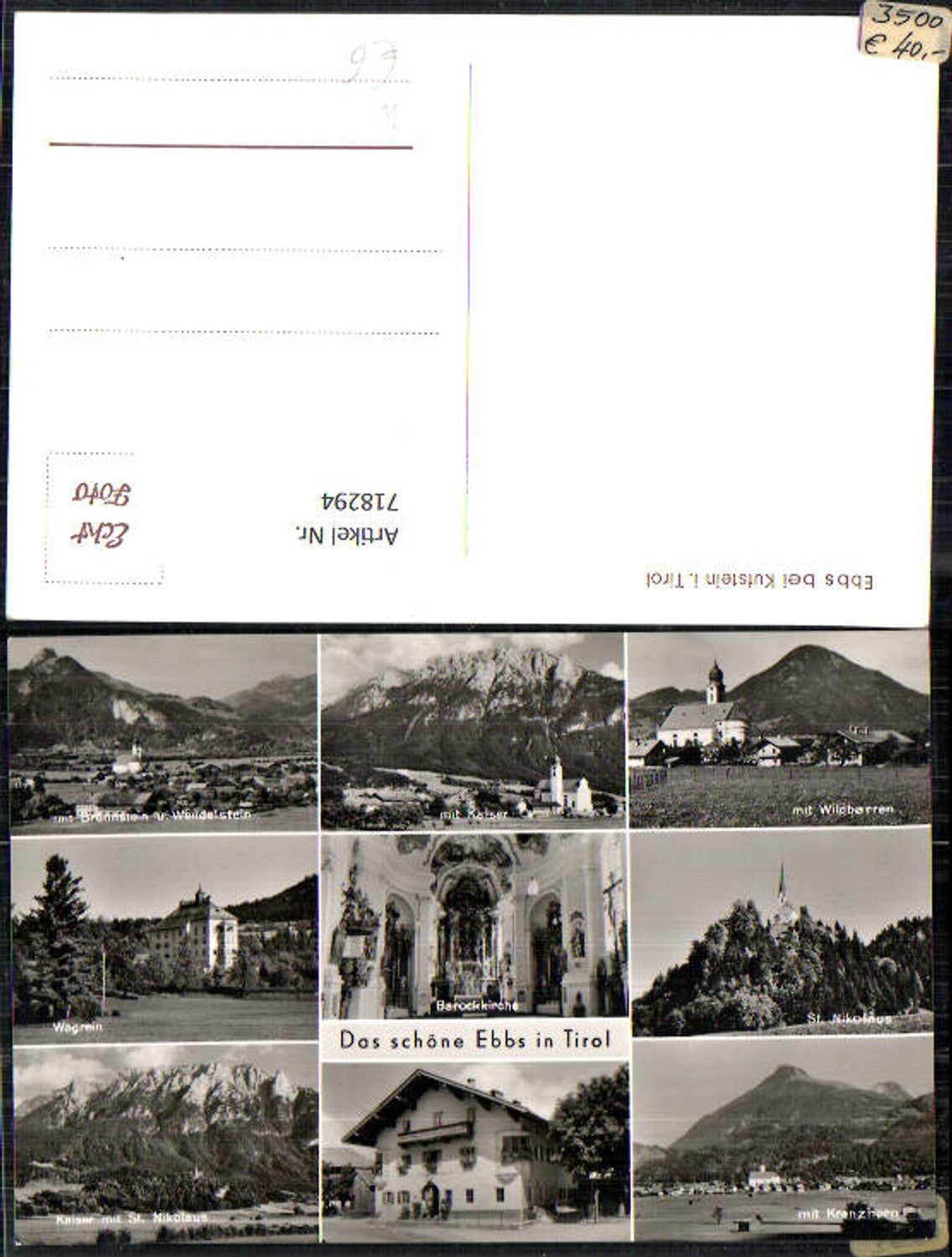 Alte Ansichtskarte – Old Postcard