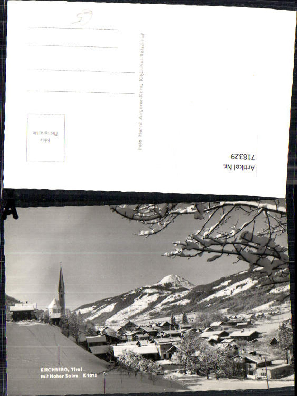 Alte Ansichtskarte – Old Postcard