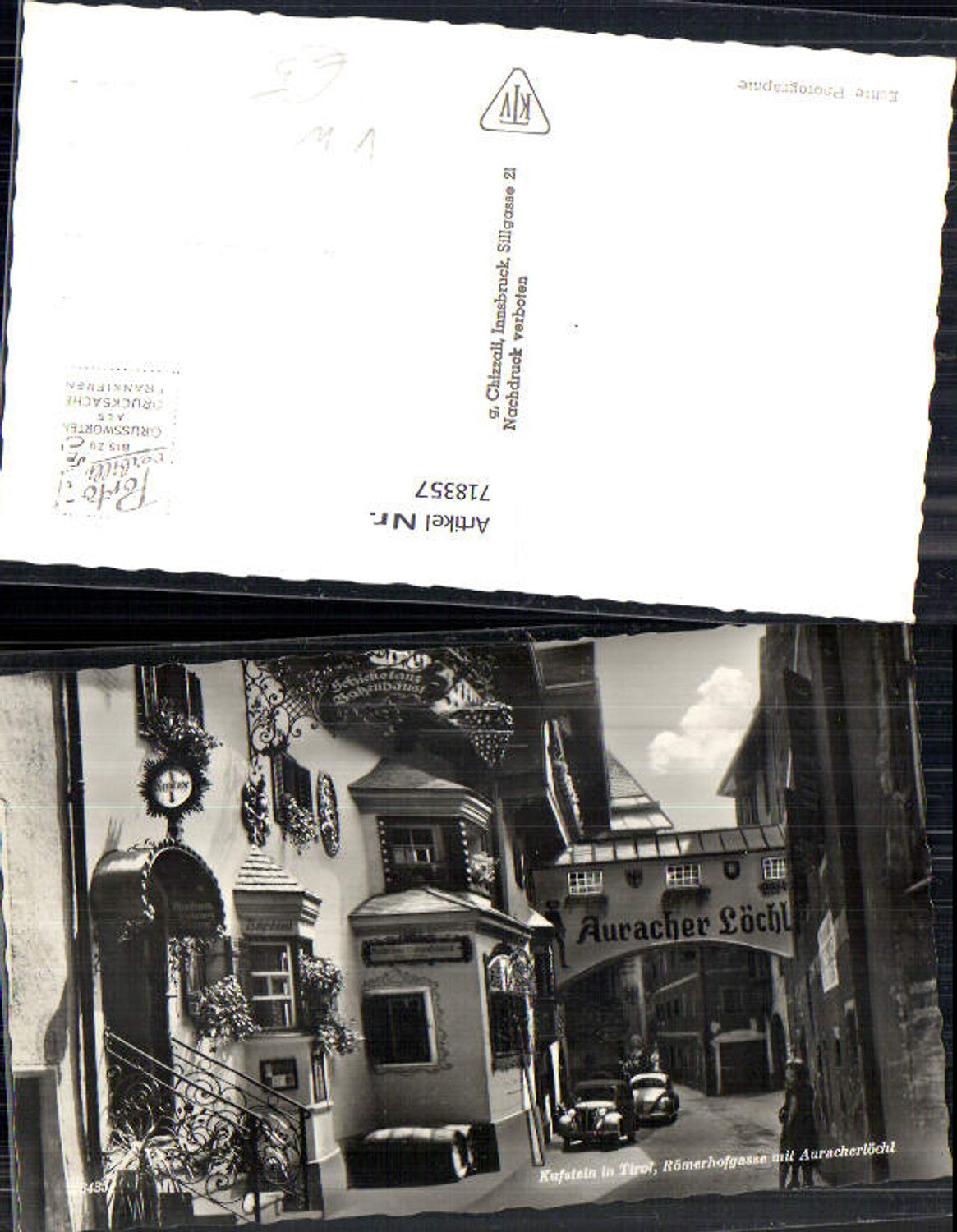 Alte Ansichtskarte – Old Postcard