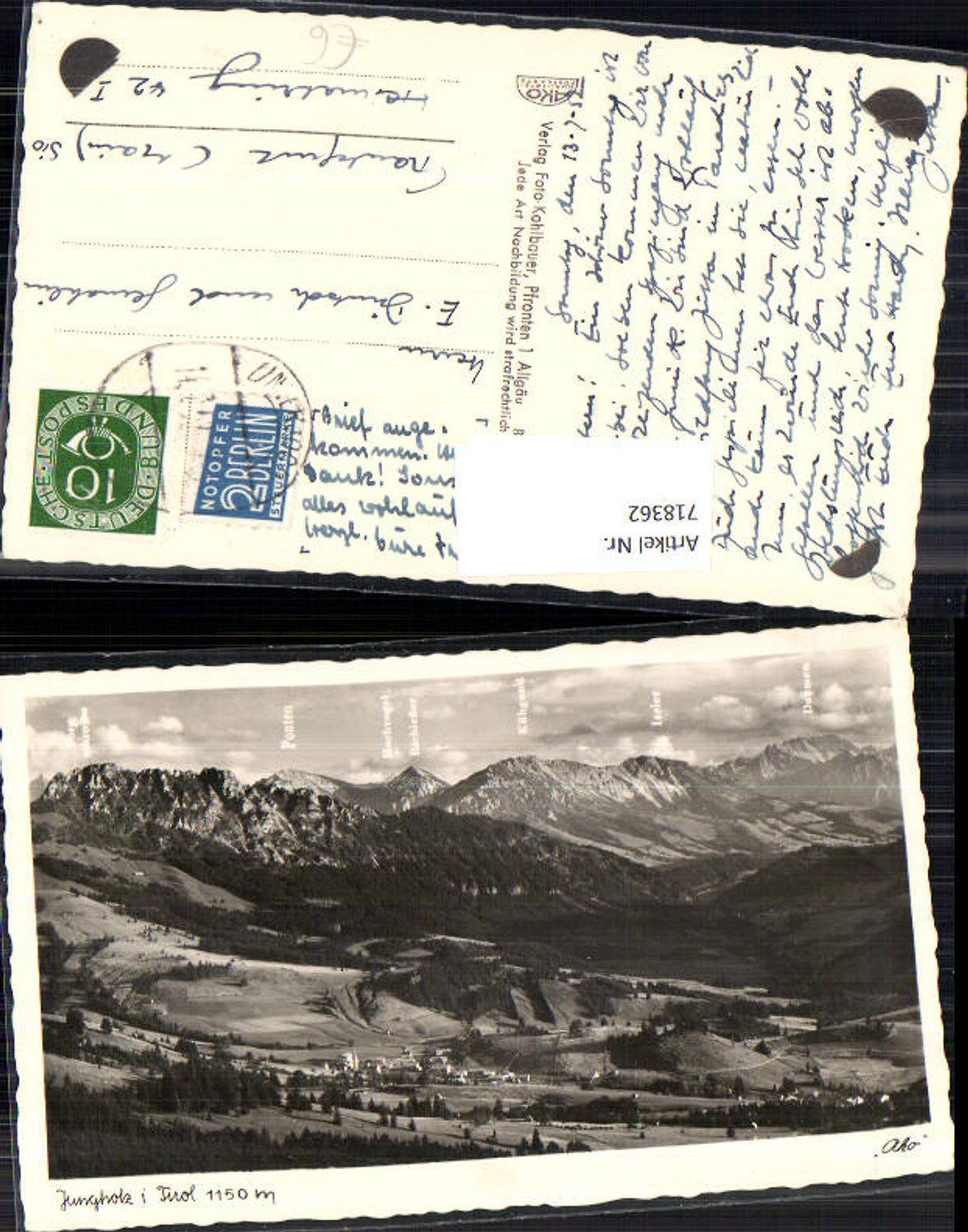 Alte Ansichtskarte – Old Postcard