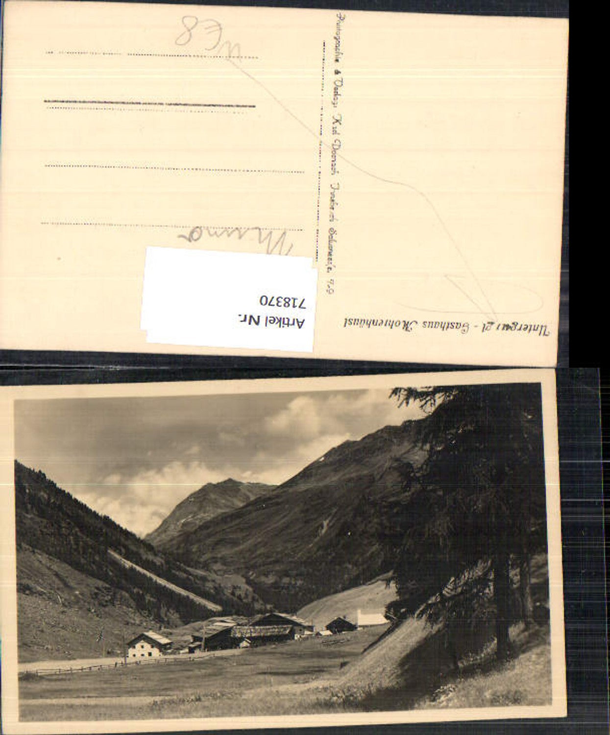 Alte Ansichtskarte – Old Postcard