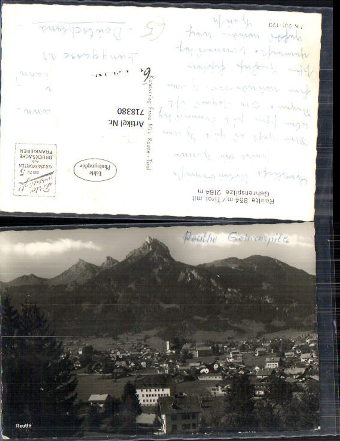 Alte Ansichtskarte – Old Postcard