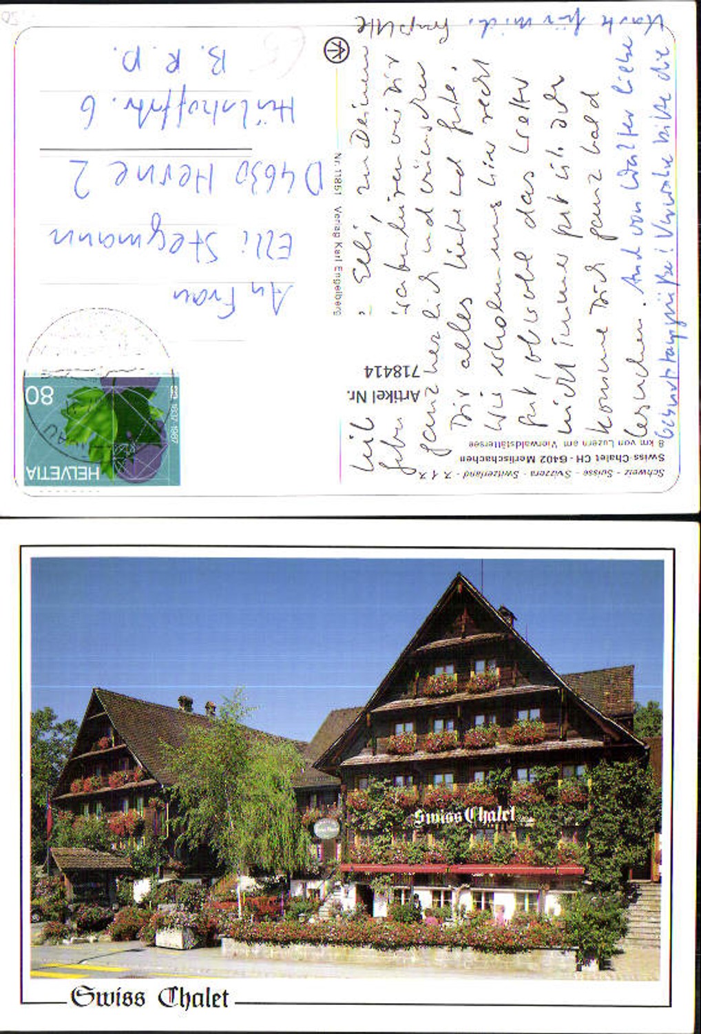 Alte Ansichtskarte – Old Postcard