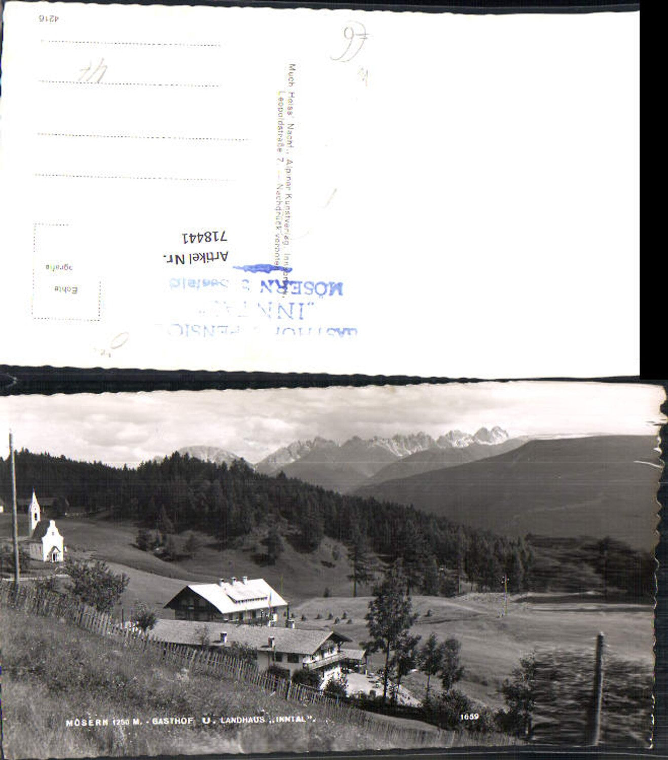 Alte Ansichtskarte – Old Postcard