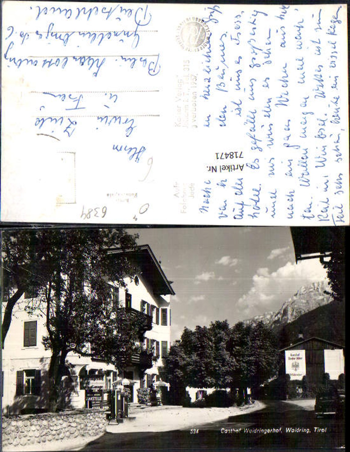 Alte Ansichtskarte – Old Postcard