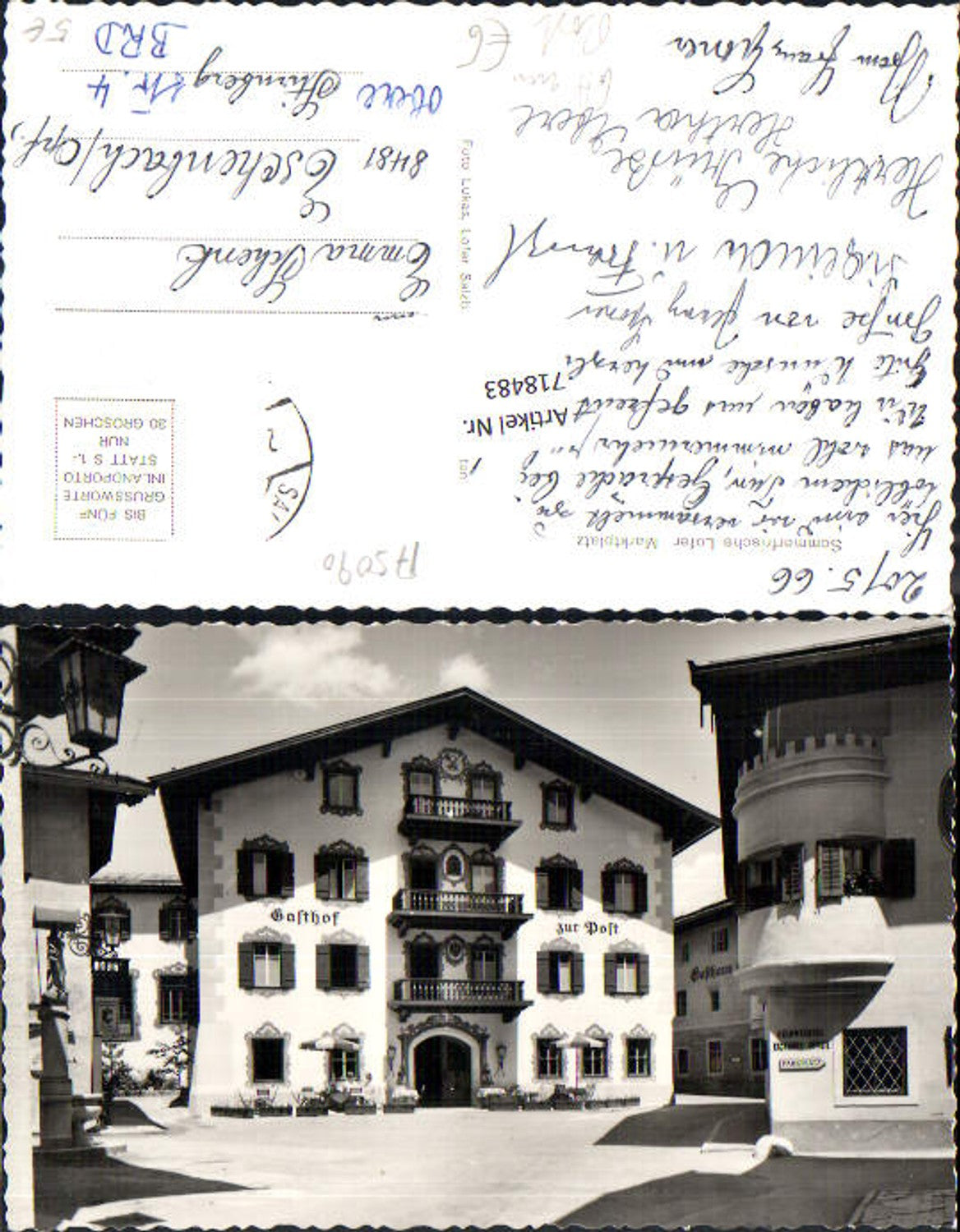 Alte Ansichtskarte – Old Postcard