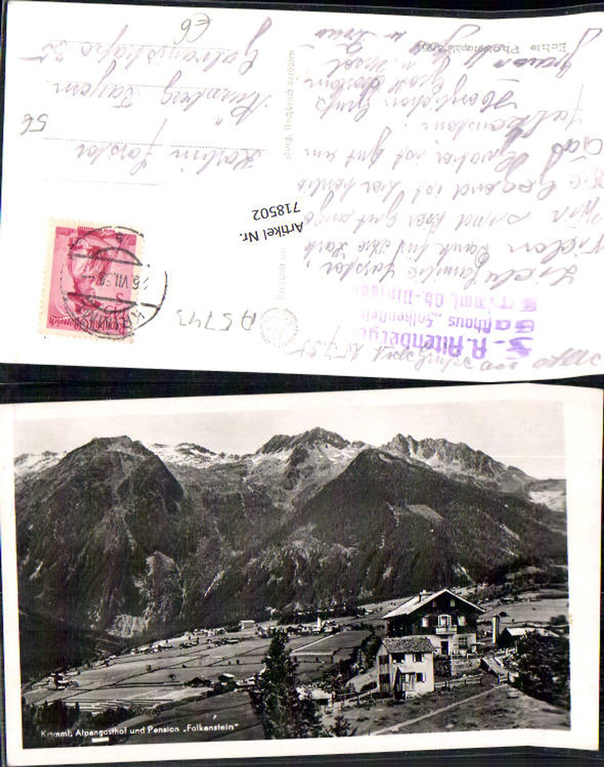 Alte Ansichtskarte – Old Postcard