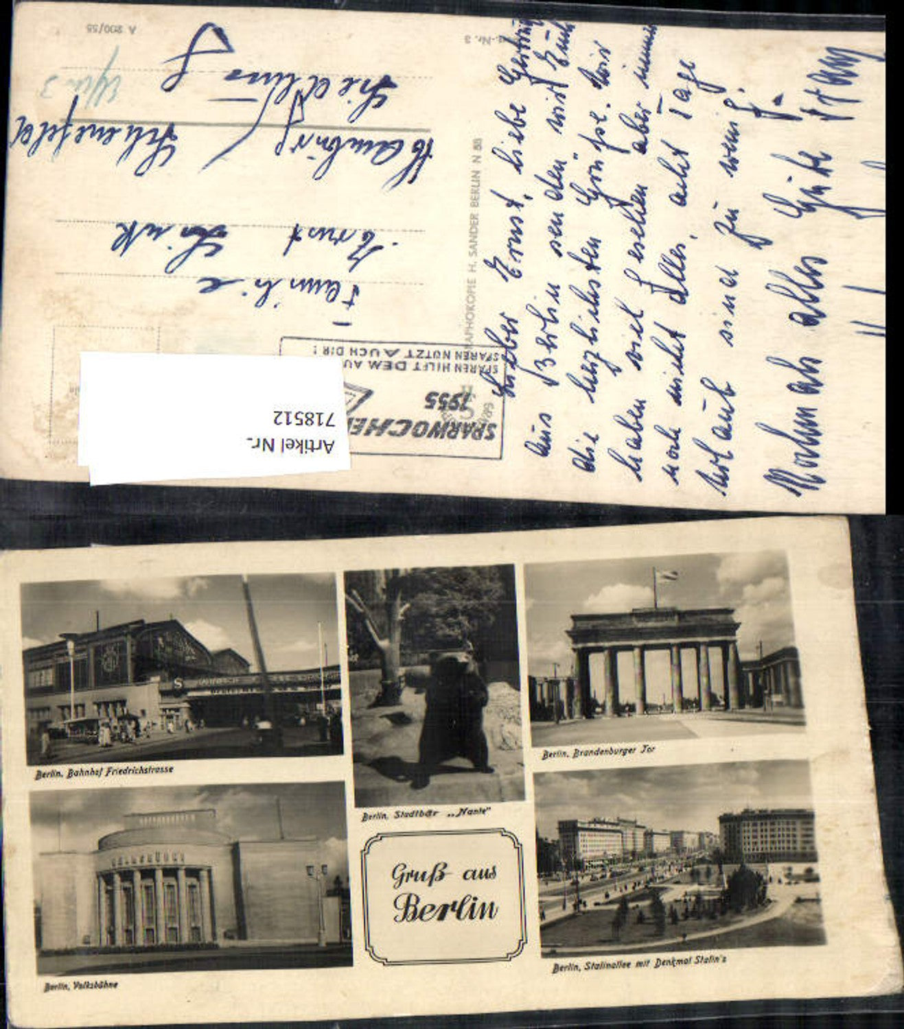 Alte Ansichtskarte – Old Postcard