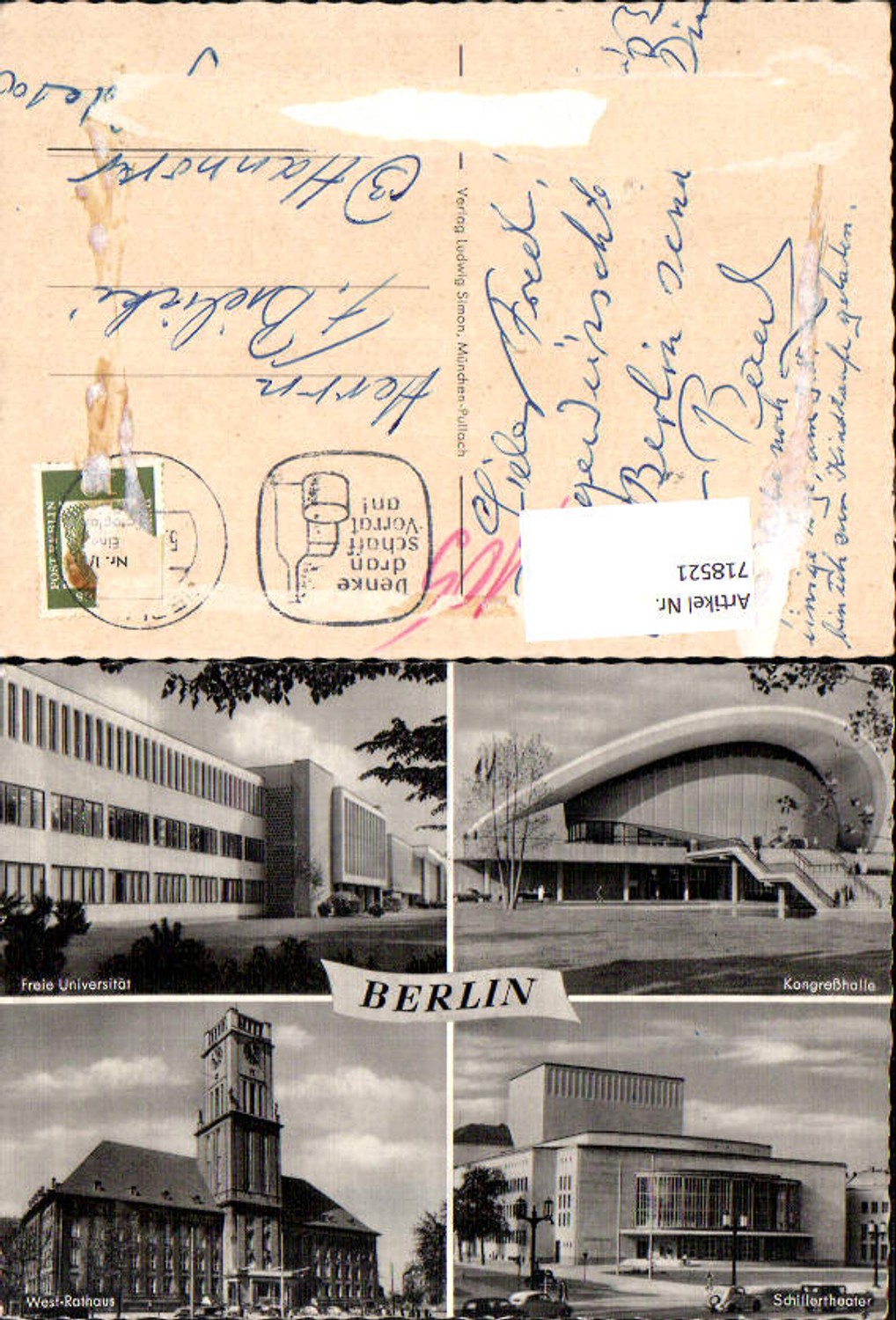 Alte Ansichtskarte – Old Postcard