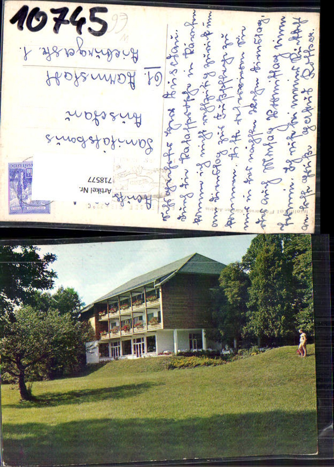 Alte Ansichtskarte – Old Postcard