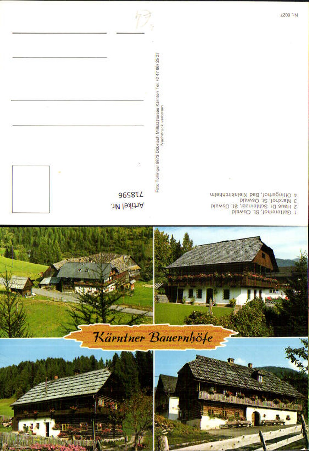 Alte Ansichtskarte – Old Postcard