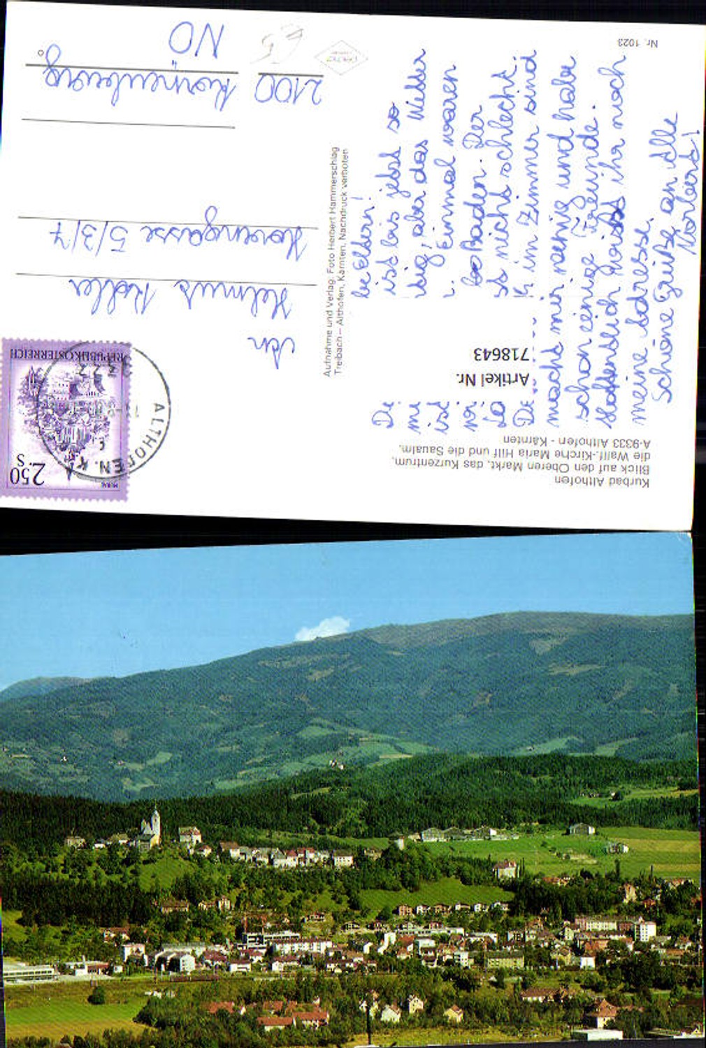 Alte Ansichtskarte – Old Postcard