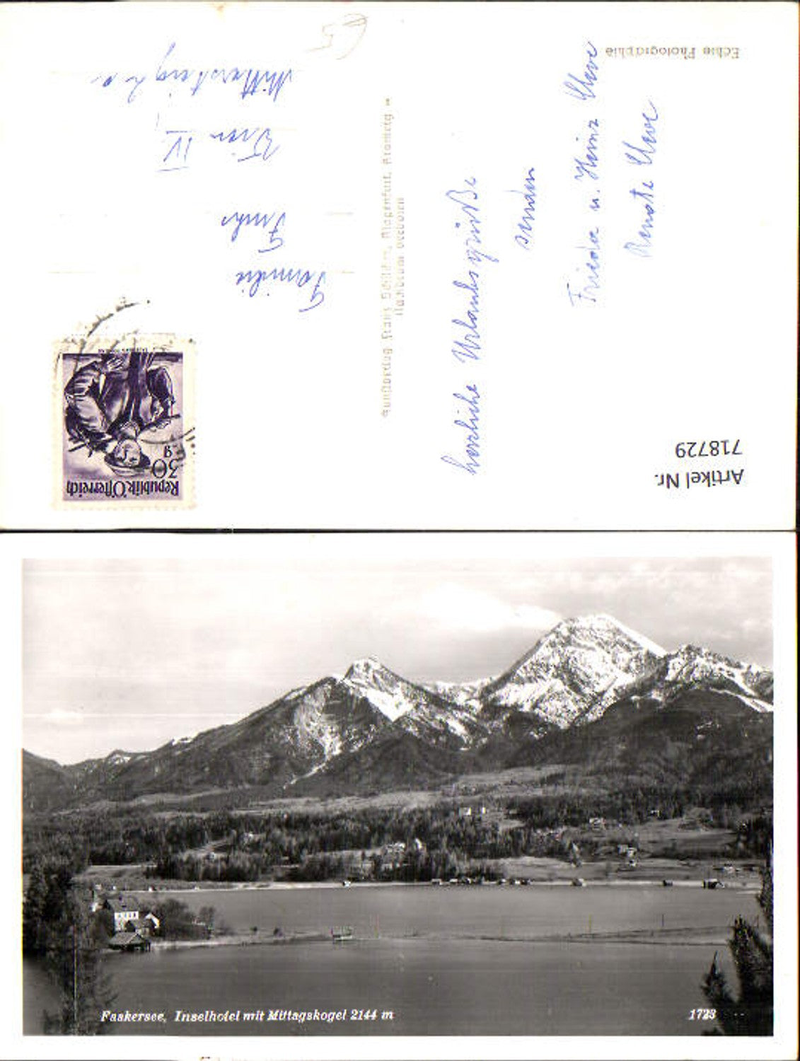 Alte Ansichtskarte – Old Postcard