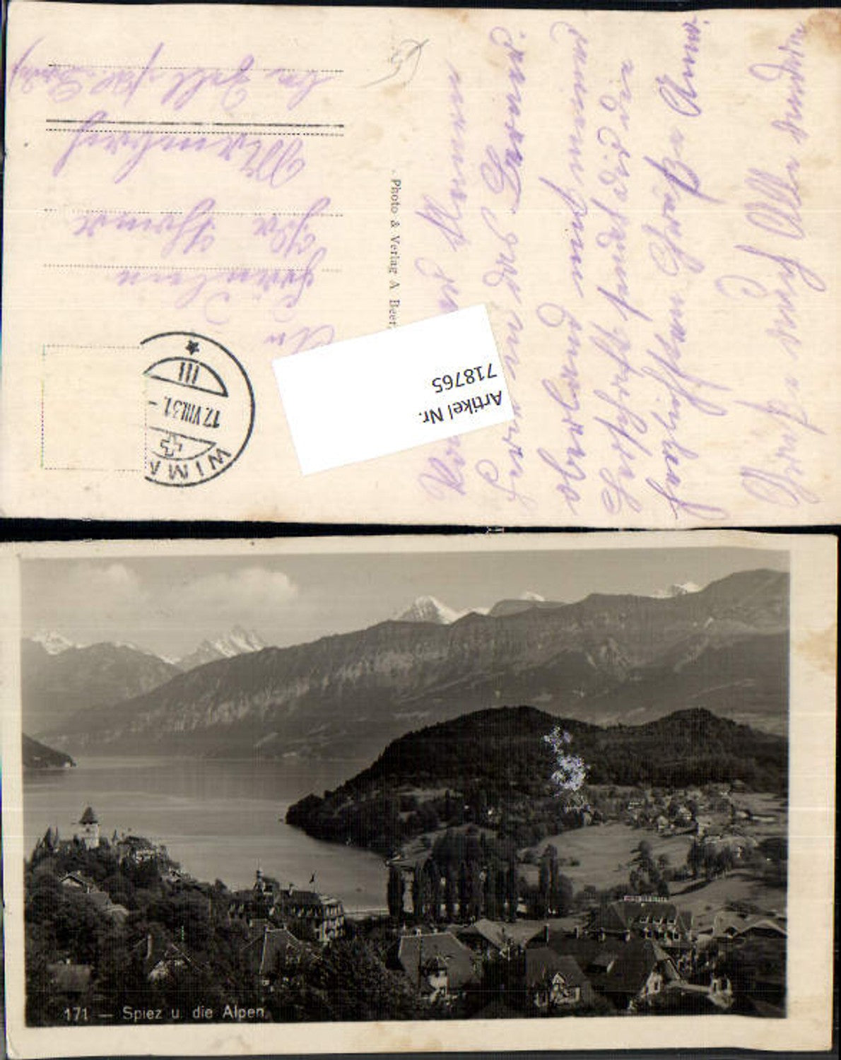 Alte Ansichtskarte – Old Postcard