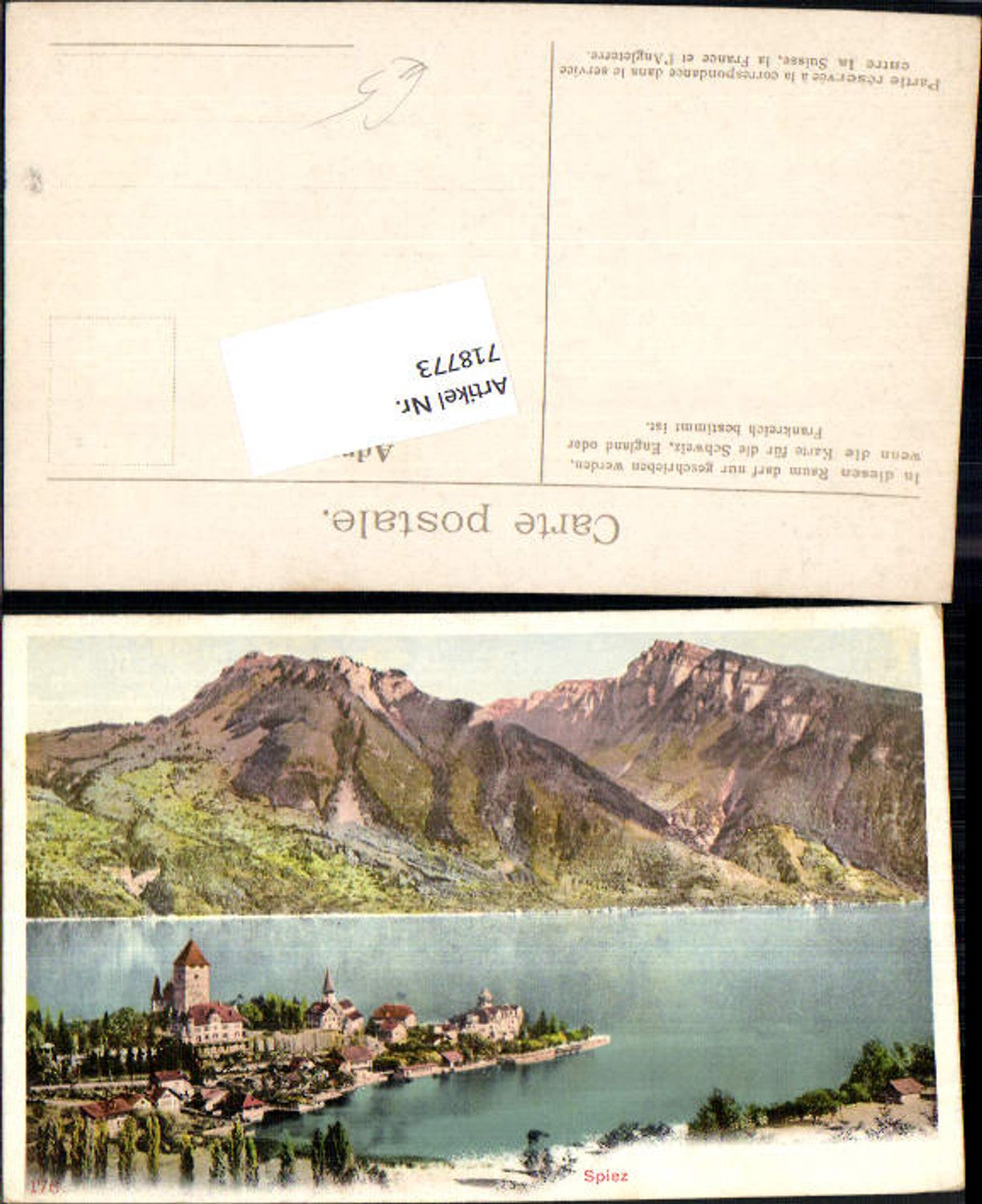 Alte Ansichtskarte – Old Postcard