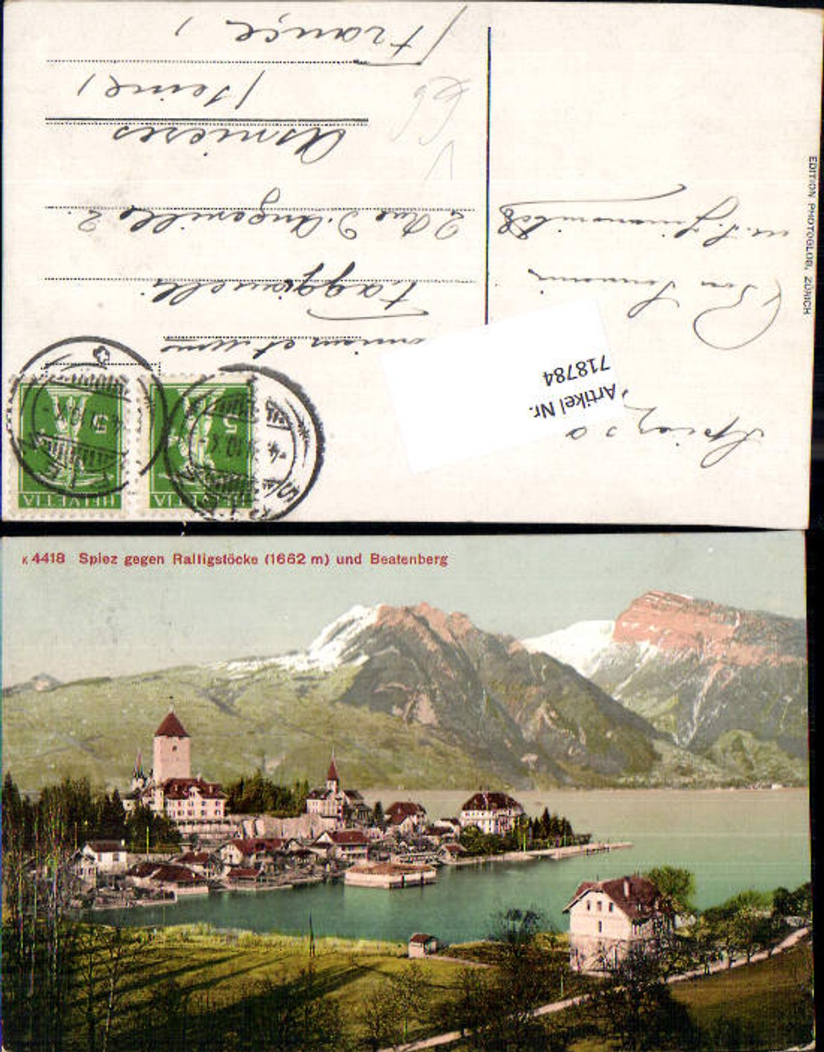 Alte Ansichtskarte – Old Postcard