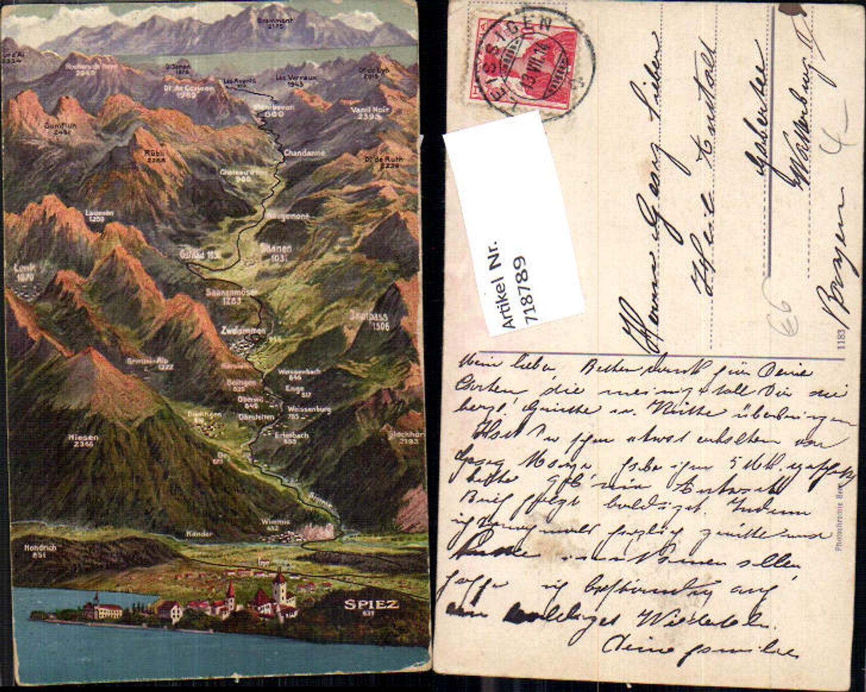 Alte Ansichtskarte – Old Postcard