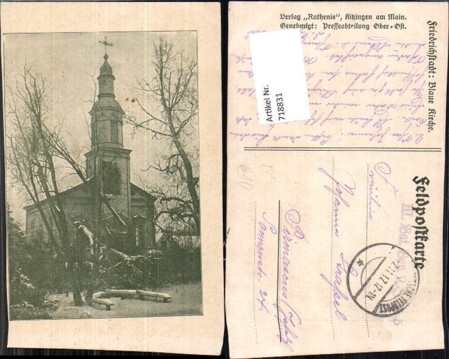Alte Ansichtskarte – Old Postcard