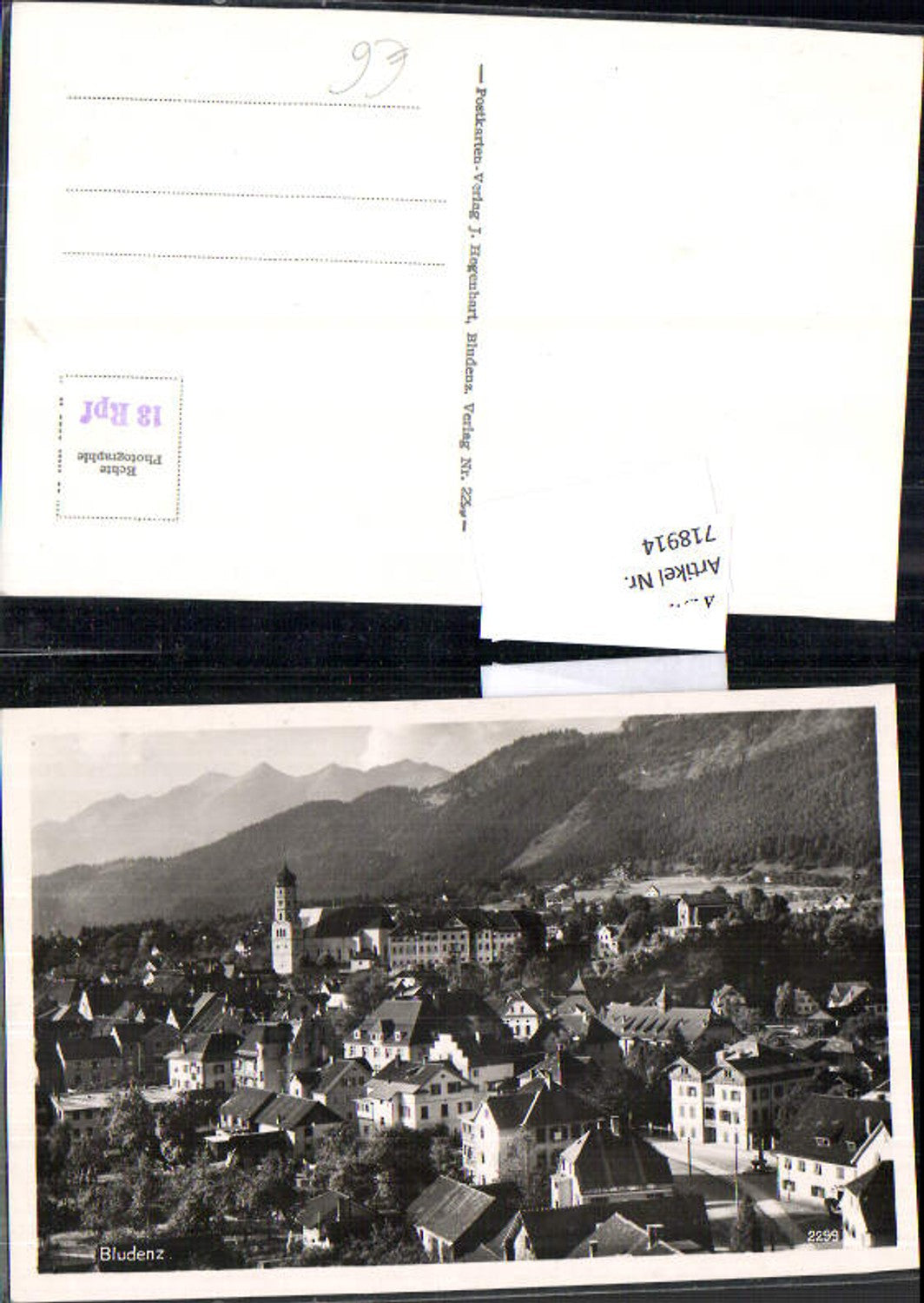 Alte Ansichtskarte – Old Postcard