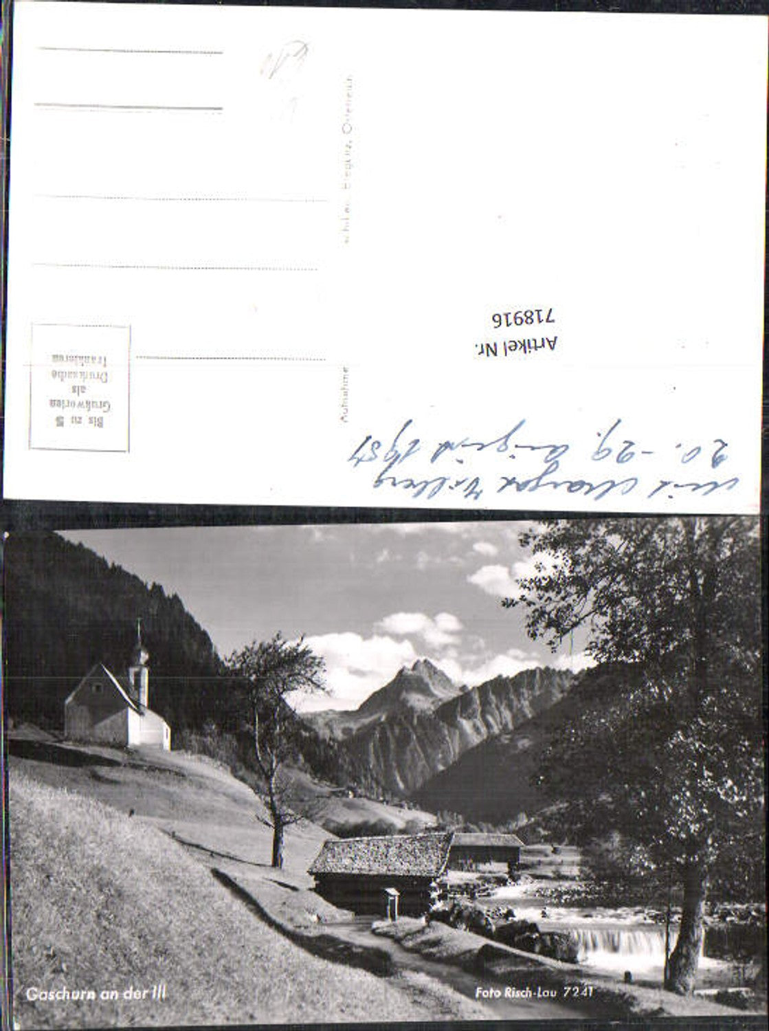 Alte Ansichtskarte – Old Postcard