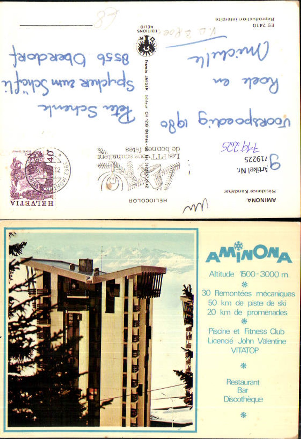 Alte Ansichtskarte – Old Postcard