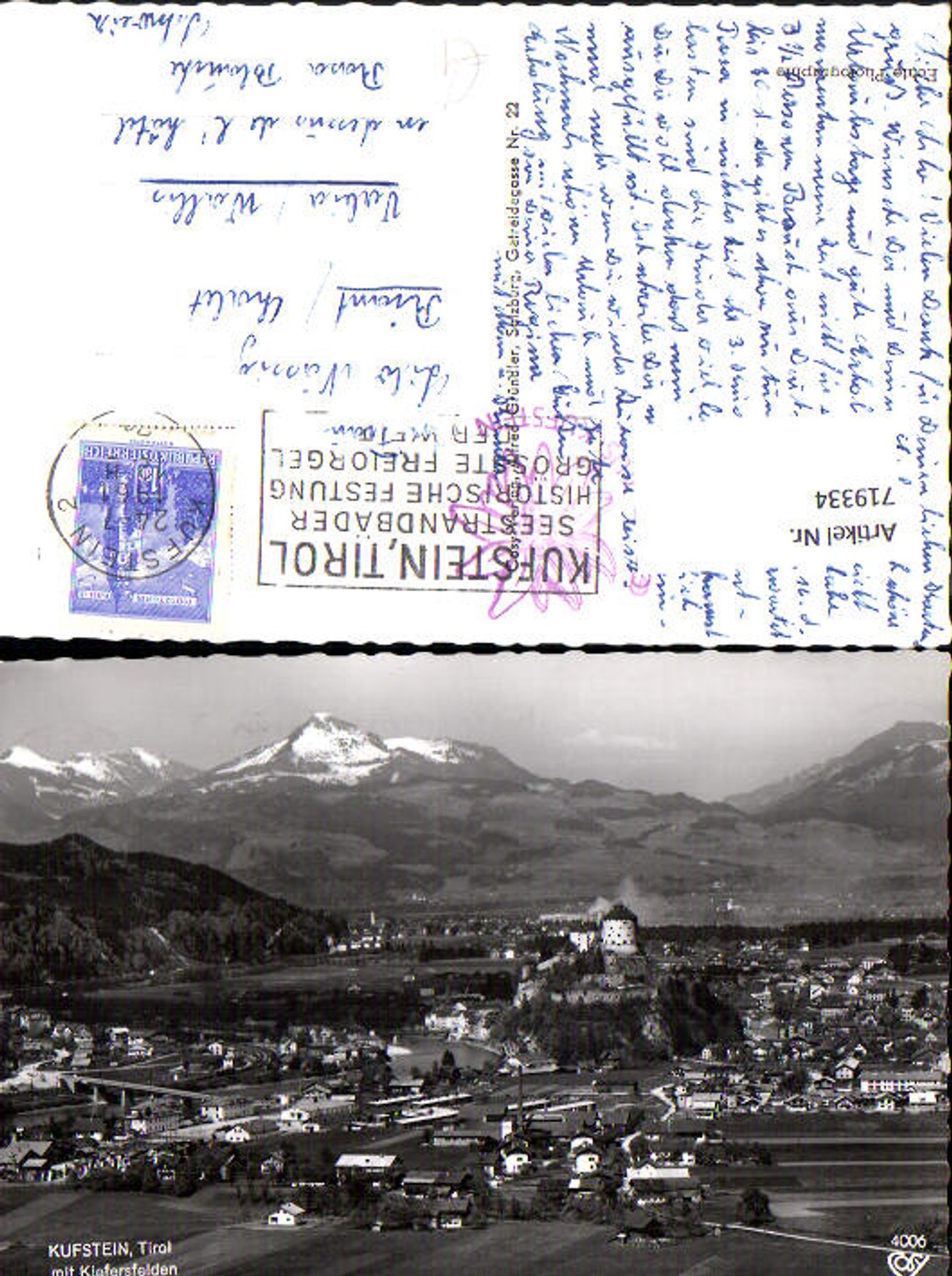 Alte Ansichtskarte – Old Postcard