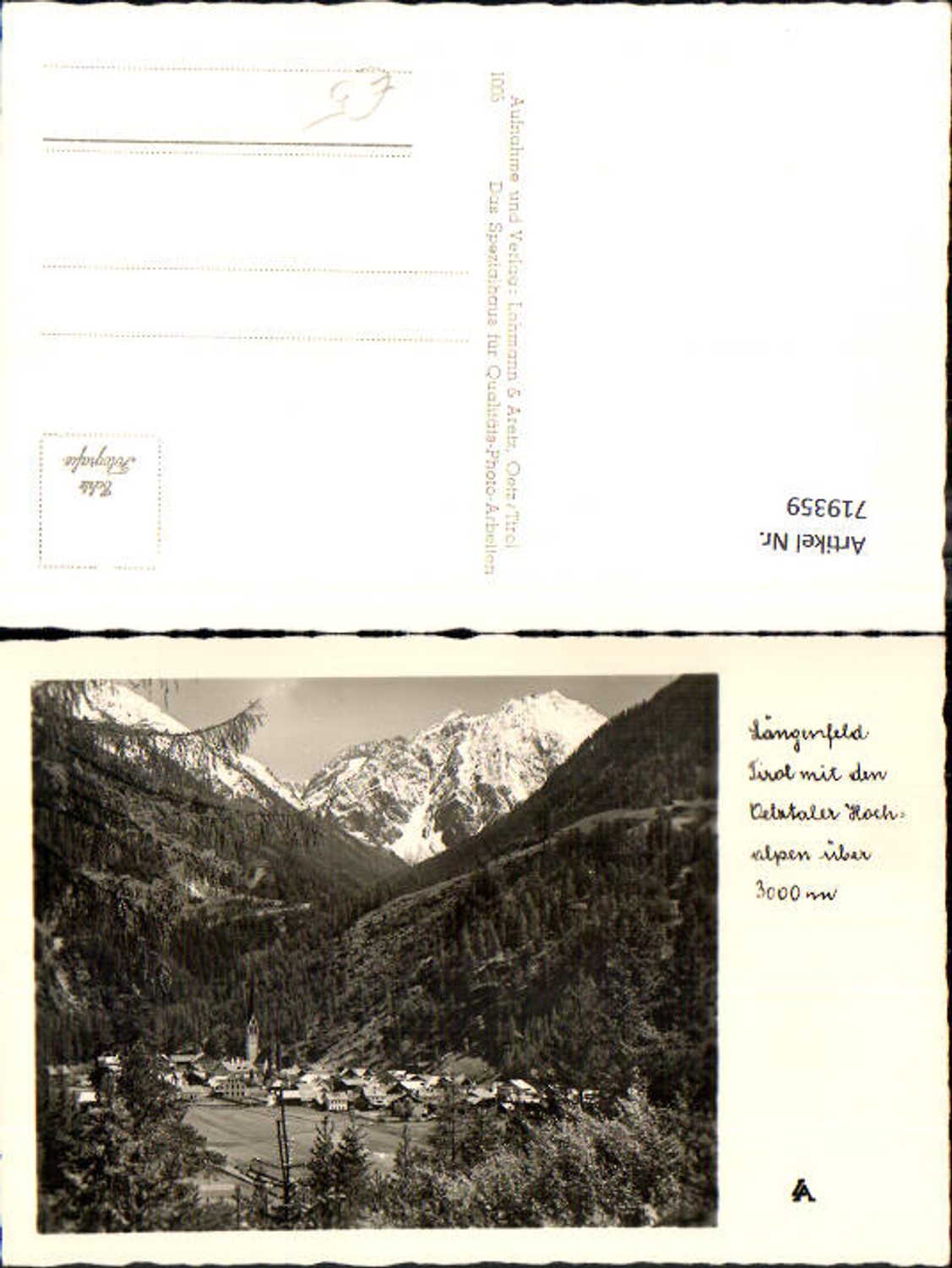 Alte Ansichtskarte – Old Postcard