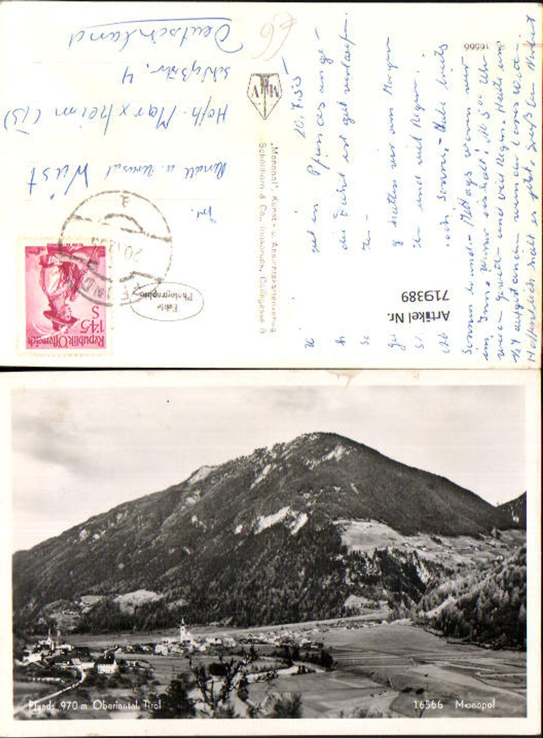 Alte Ansichtskarte – Old Postcard