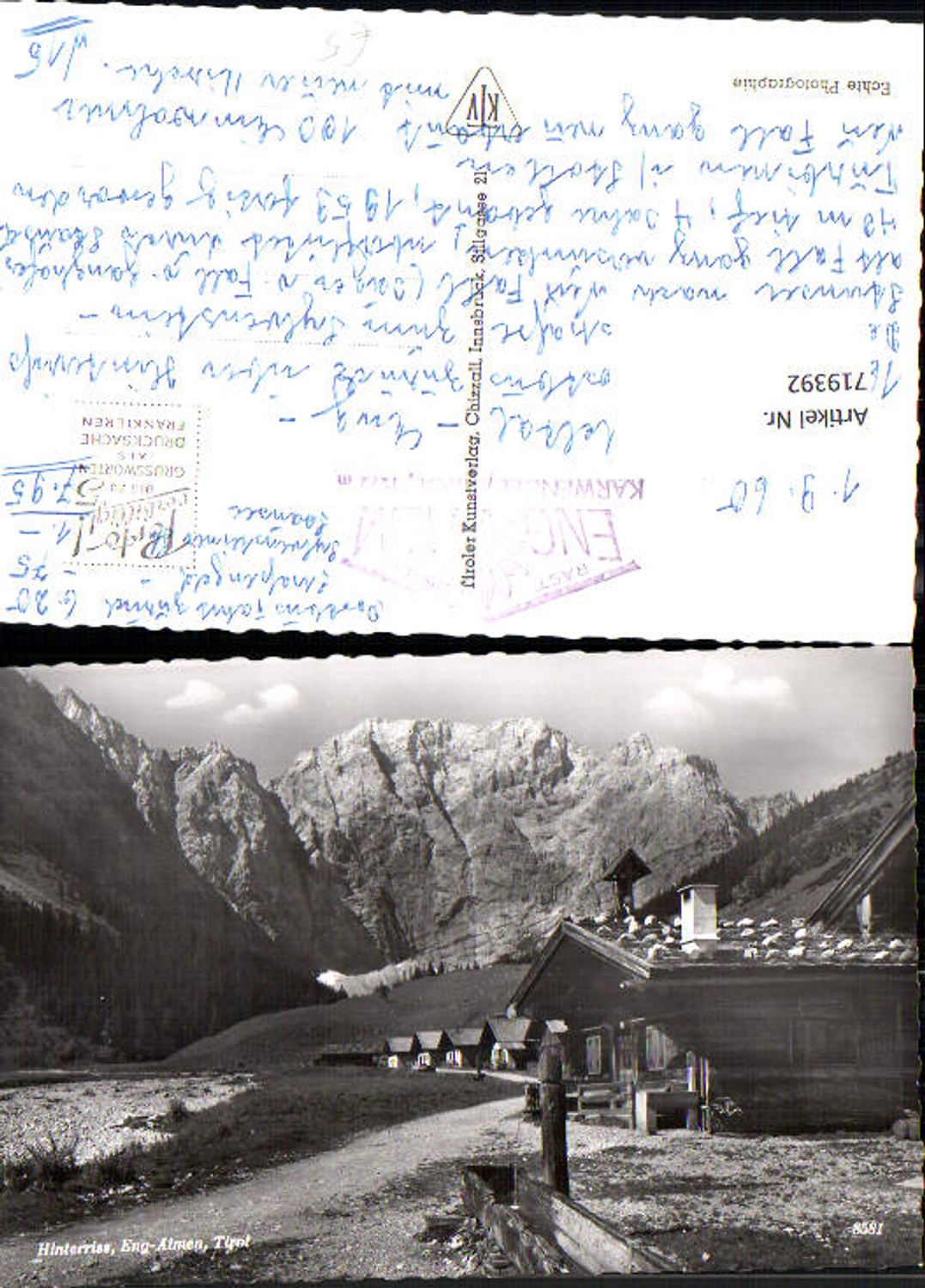 Alte Ansichtskarte – Old Postcard